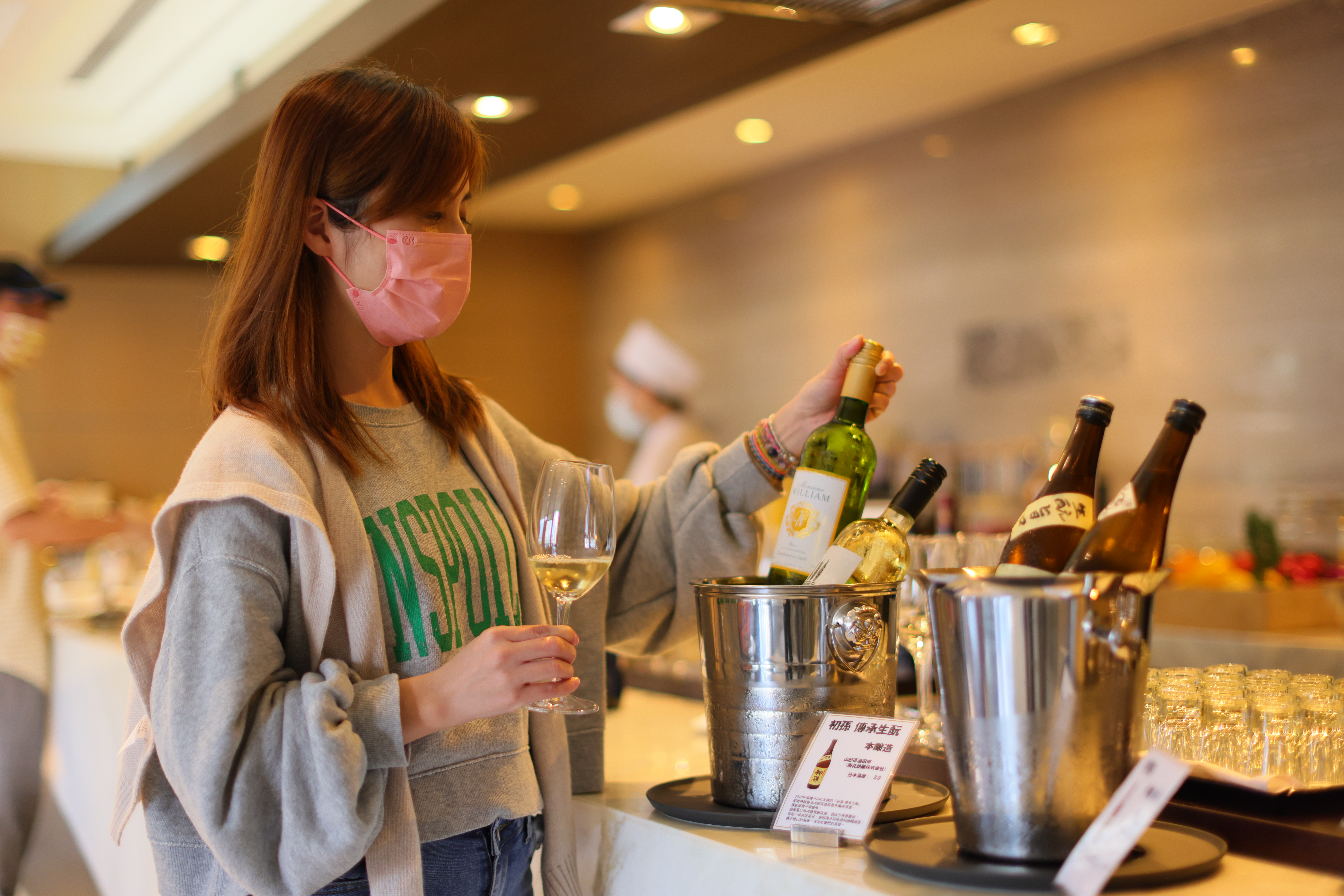 入住行政樓層的客人飯店提供Happy Hours，有多款酒類可選。