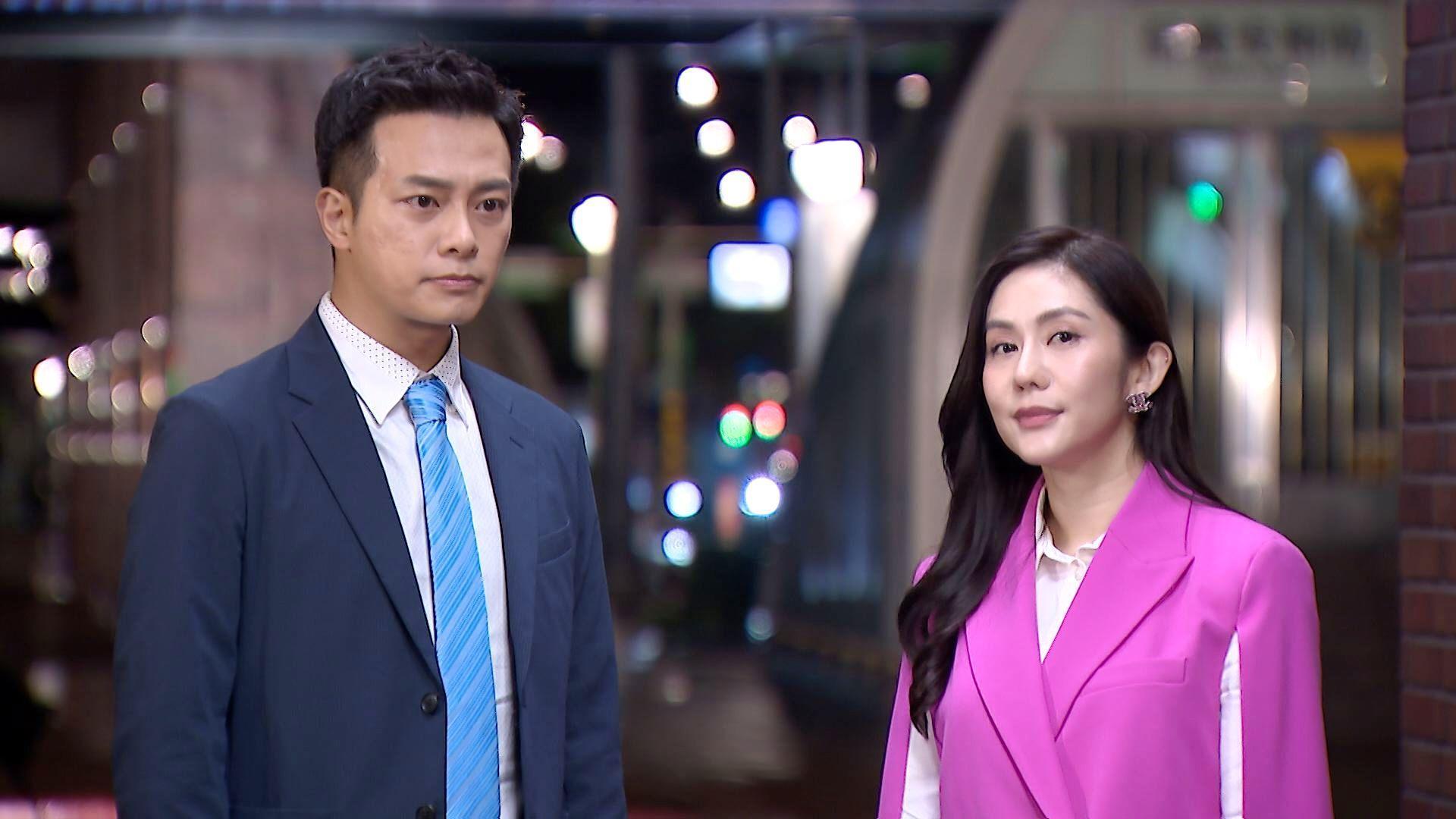 王宇婕和林則希在《一家團圓》裡飾演破壞人家感情的律師。(翻攝臉書)
