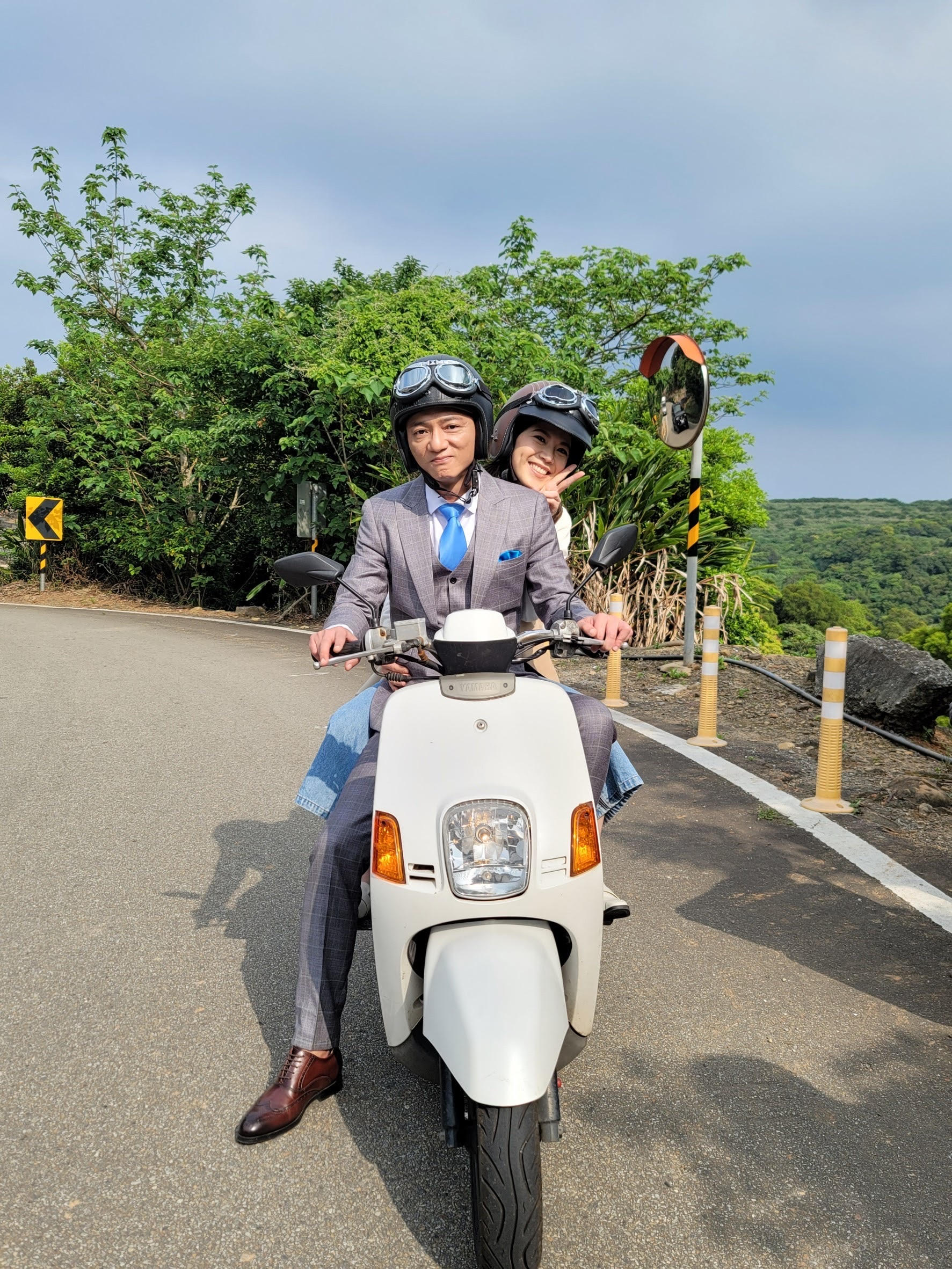 廖苡喬稱藍葦華冷面笑匠 語出驚人讓她常捧腹大笑。（民視提供）