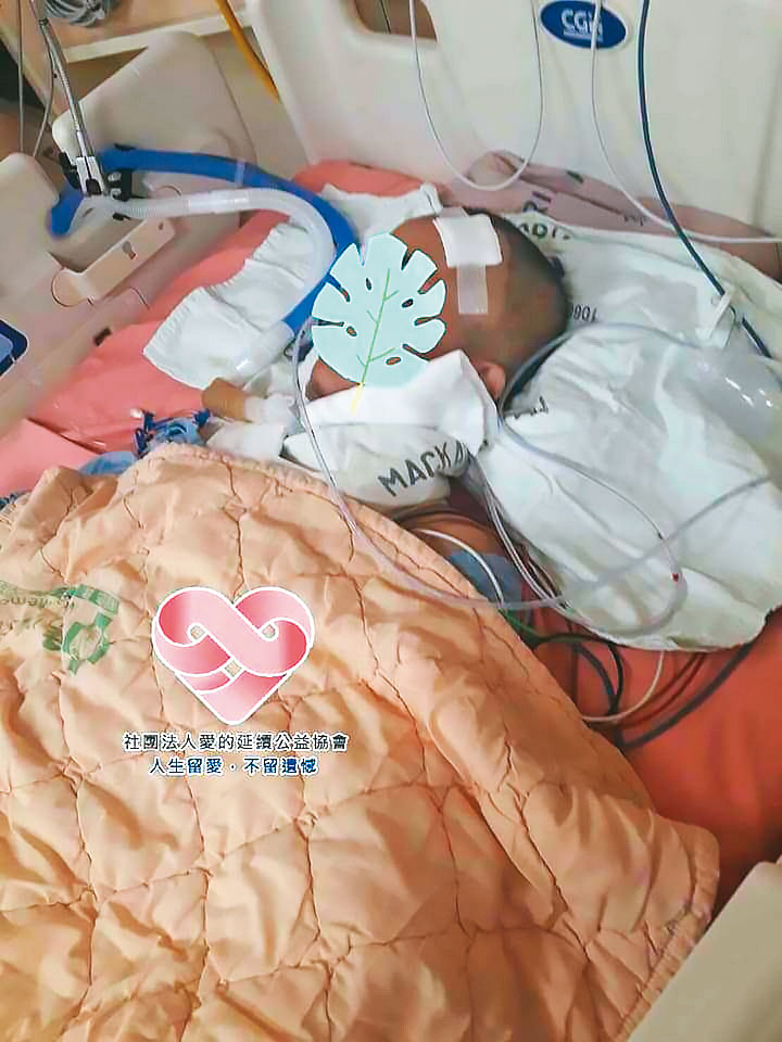 去年初，許姓少年3度病發進行手術，但術後復原狀況不佳。（讀者提供）