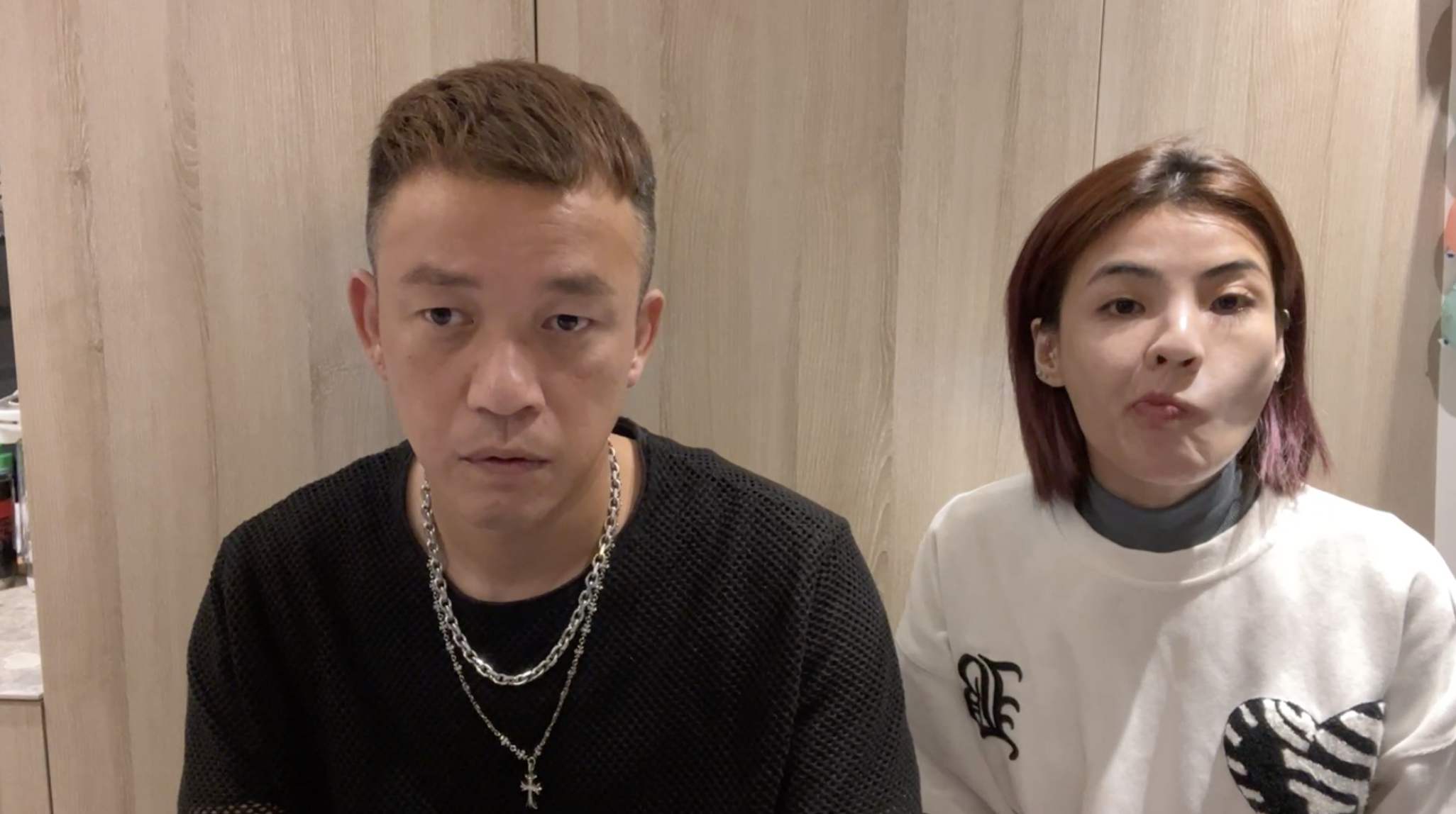 阿Ben和徐小可昨開直播警告網友勿再傳小孩的照片，否則截圖提告。（翻攝白吉勝&徐小可 Love 白宮這一家 Pai’s Family臉書）