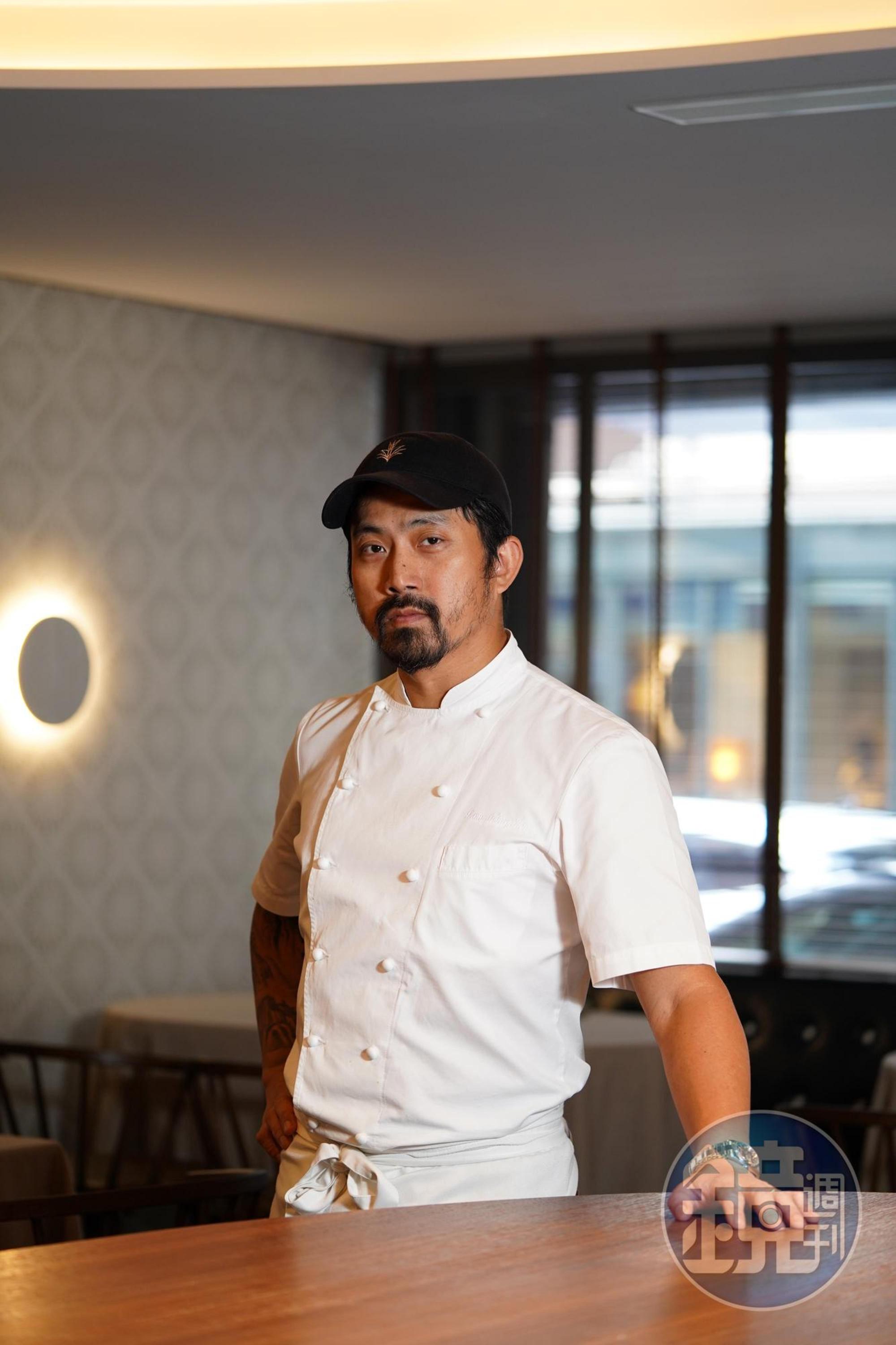 Chef Kin在Chou Chou轉為fine dining高端餐飲形態上，投注諸多心力。 