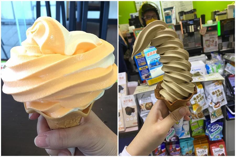 擔任全家店員的網友透露，若耽誤到客人，通常霜淇淋會擠比較多圈給對方。（翻攝自「全家便利商店 / 7-11 超商新品&好物分享區」臉書社團）