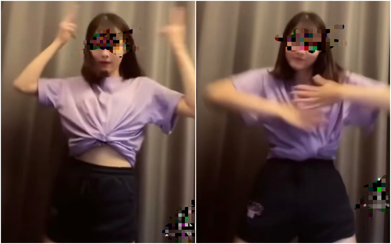 有名女警在自己的IG限時動態上，po出熱舞影片，卻遭到酸民批評有性暗示。（翻攝自女警IG）