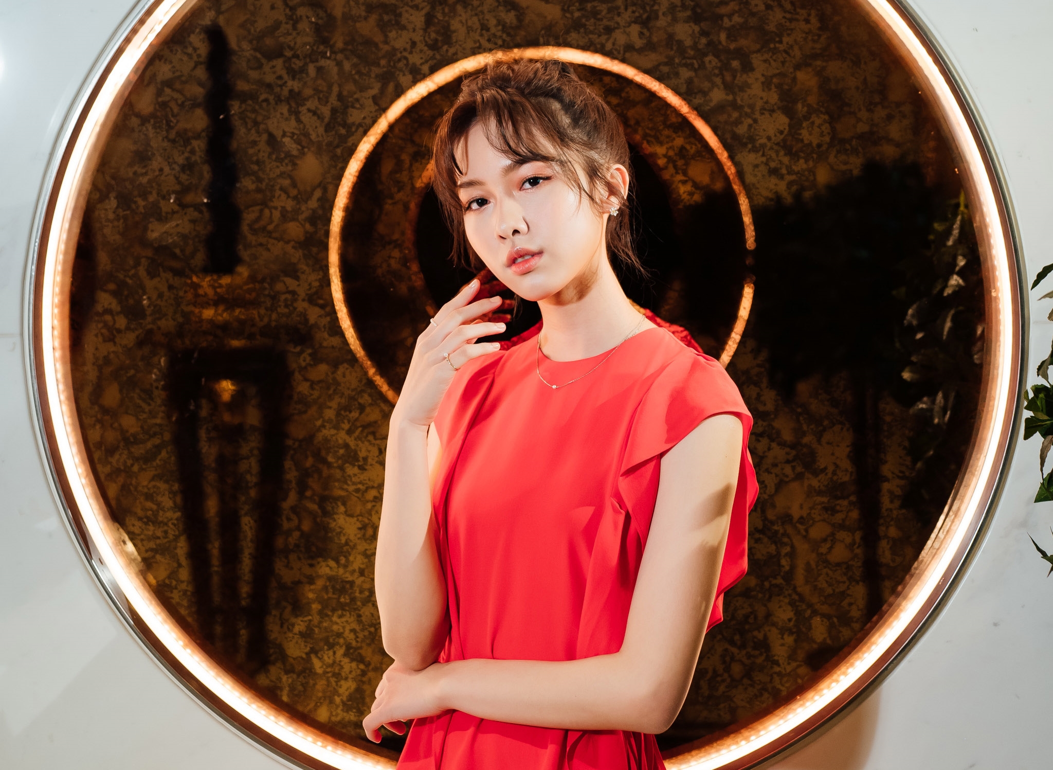 「少女蘇慶儀」何思靜經紀人確診，所幸她PCR檢測是陰性。（星空飛騰提供）