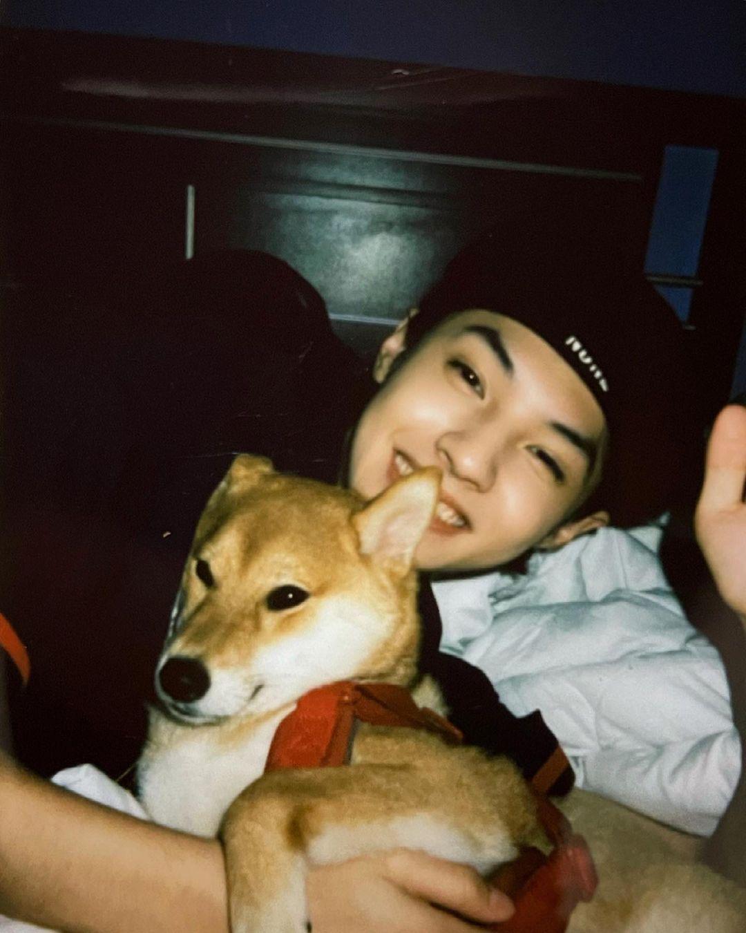 GUNO王君豪本來想帶愛犬Jessi一起去日本,無奈來不及辦手續。(翻攝王君豪IG)