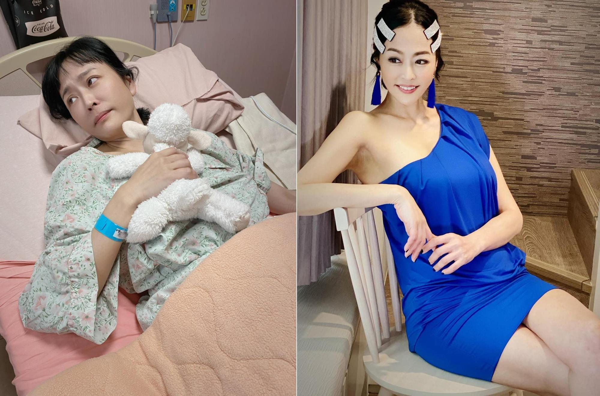 唐玲因病摘除子宮,讓她提早進入更年期。(翻攝自唐玲臉書)