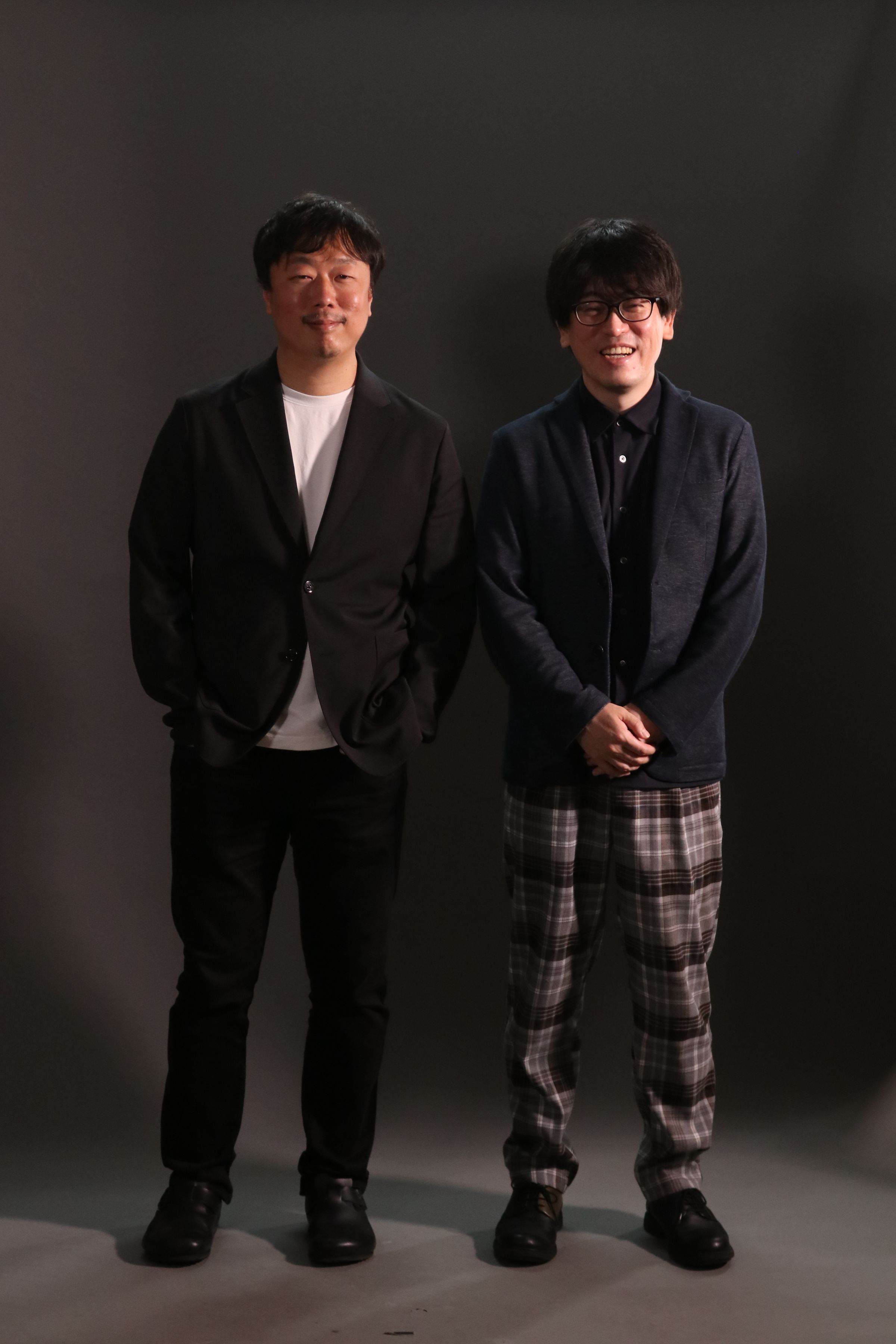 《在車上》製片山本晃久（左）與編劇大江崇允攜手打造Disney+驚悚日劇《Gannibal》 。（Disney+提供）