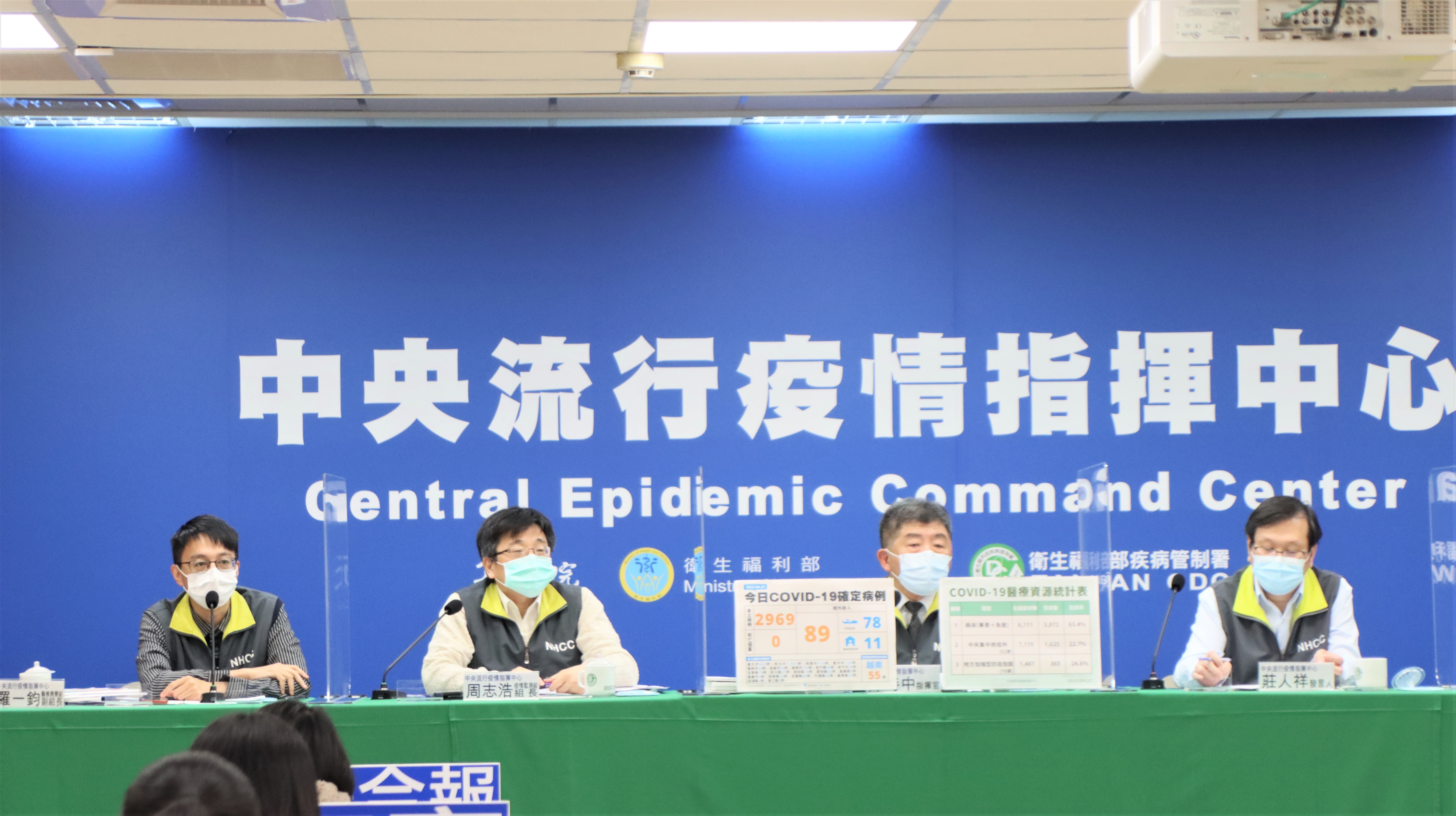 陳時中說明，目前全國有11縣市啟動在宅照護，今日新增新竹市。（指揮中心提供）