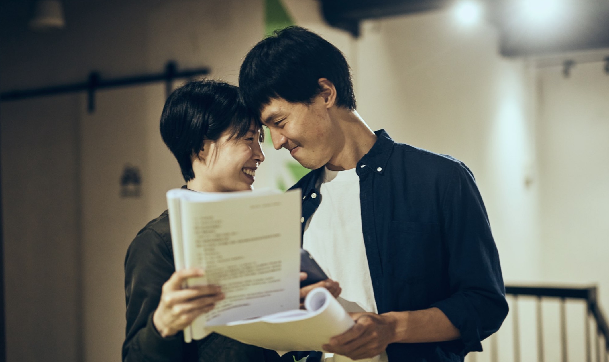 蔡亘晏因恐怖片《咒》為觀眾熟識，她和黃俊傑私下相識多年，詮釋甜蜜夫妻一拍即合。（巨宸製作提供）