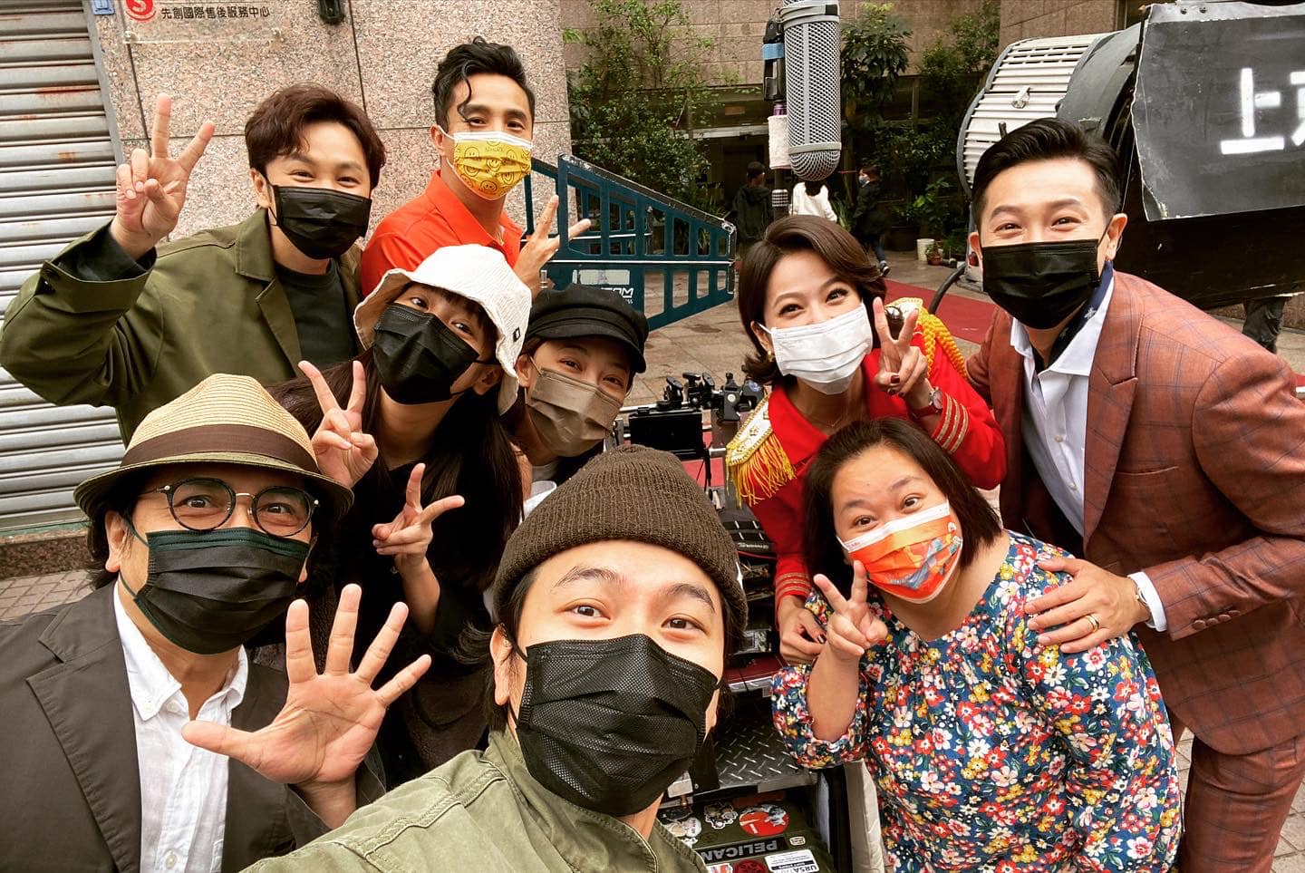 日前才喊《婆婆》開工大吉，結果楊銘威被證實確診。（翻攝自楊銘威臉書）