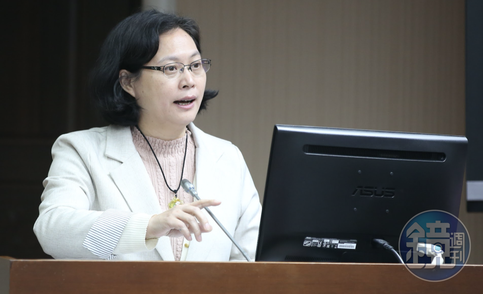 民眾黨今（21）舉行中央委員會會後轉述記者會，宣布賴香伶勝出，將代表黨角逐桃園市長。（資料照）