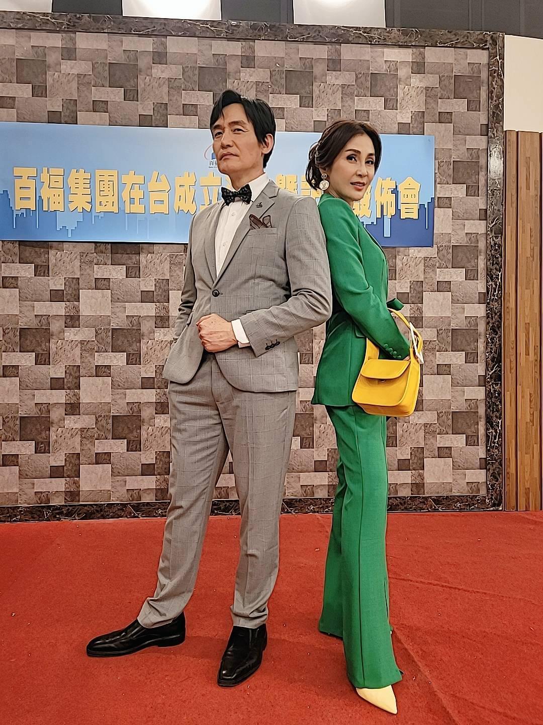 《黃金歲月》梁佑南這一次和霍正奇演CP，開心自己逆齡不用再演他媽媽了。（民視提供）