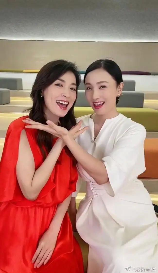 陶虹多次與張庭一起亮相公司活動，她如今想切割也已來不及。（翻攝自微博）
