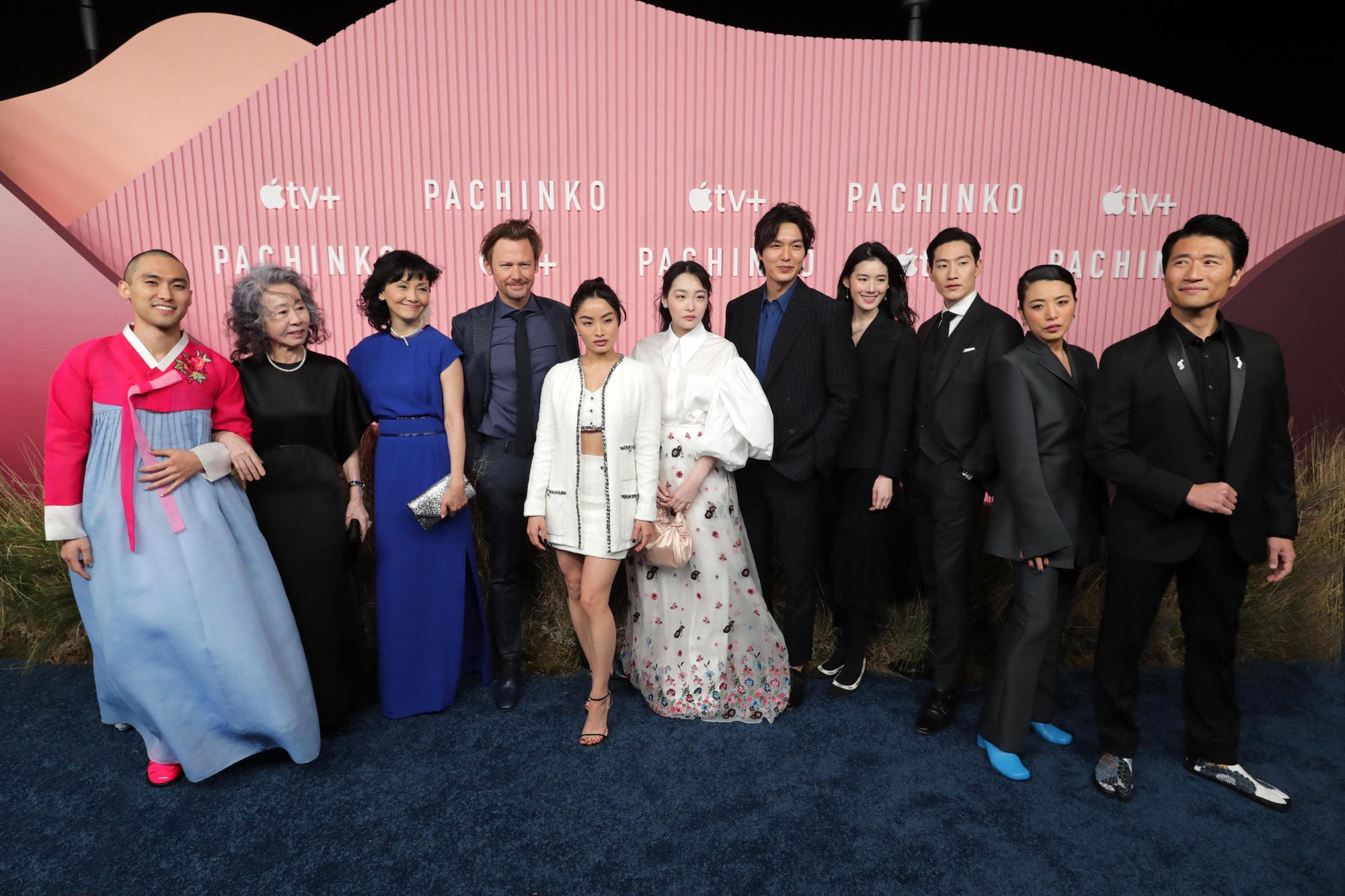 《柏青哥》在美國洛杉磯盛大造勢。(Apple TV+提供)