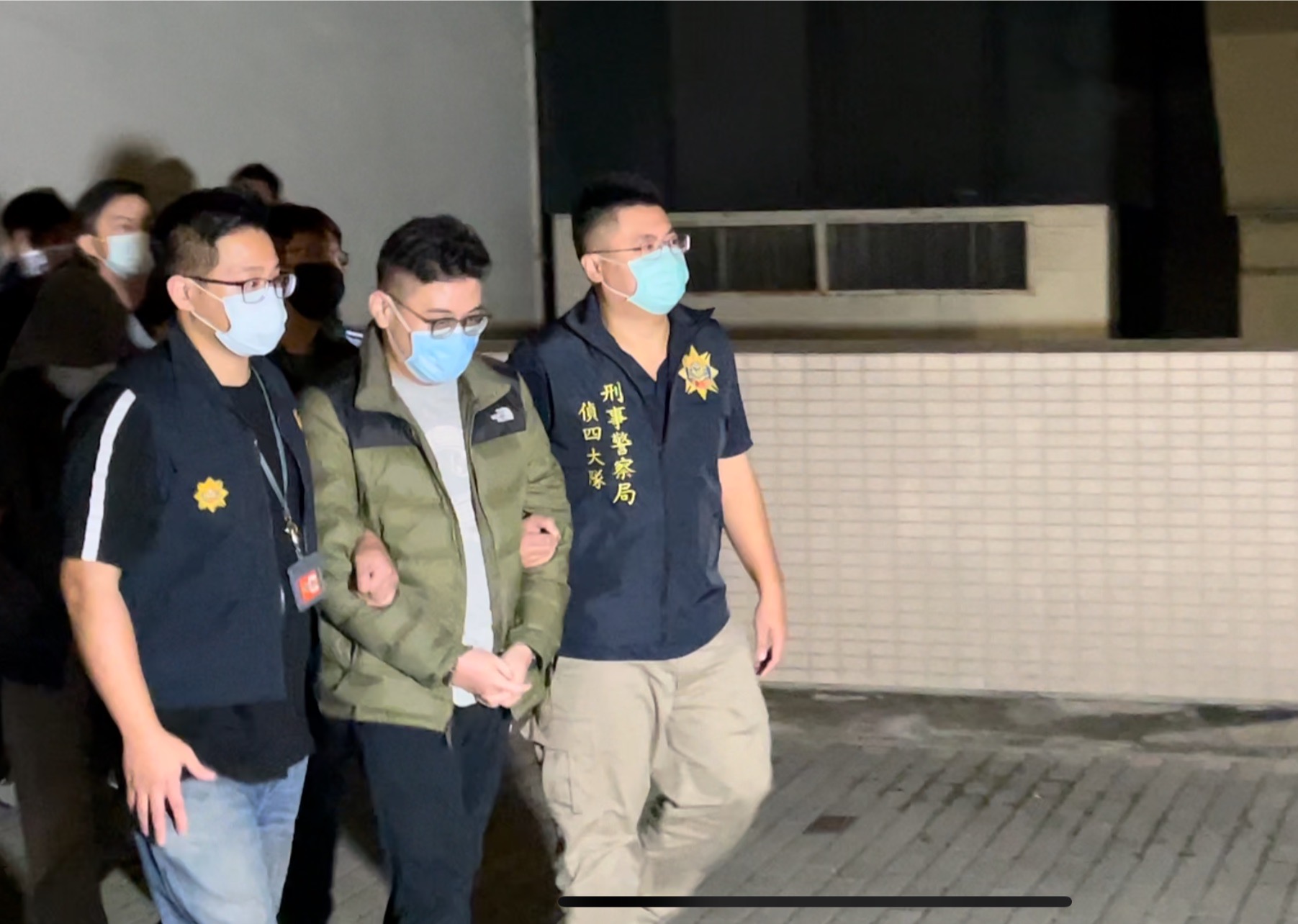 警方移送詹姓嫌犯。（警方提供）