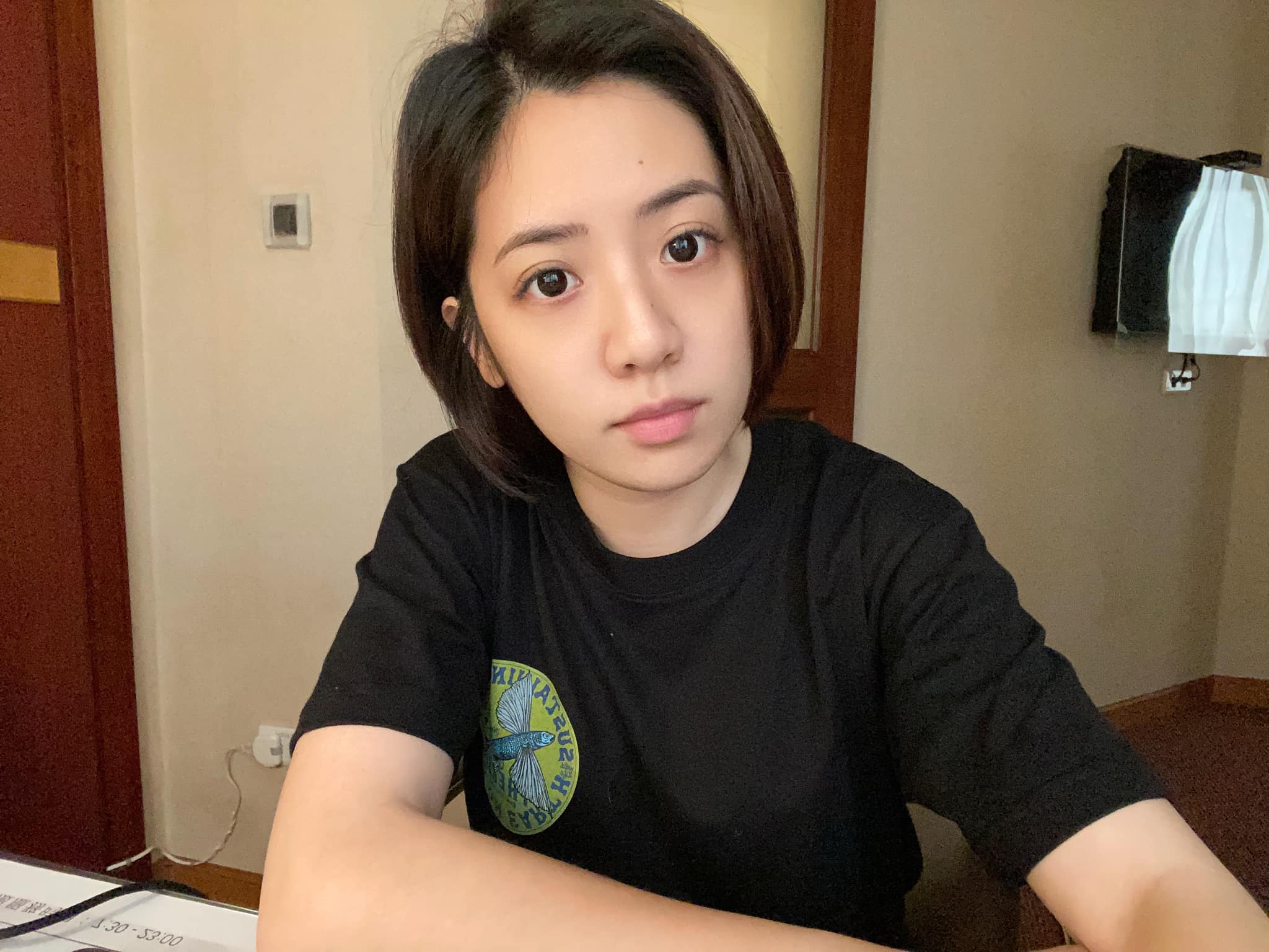 黃瀞瑩自爆確診新冠肺炎。（翻攝黃瀞瑩臉書）