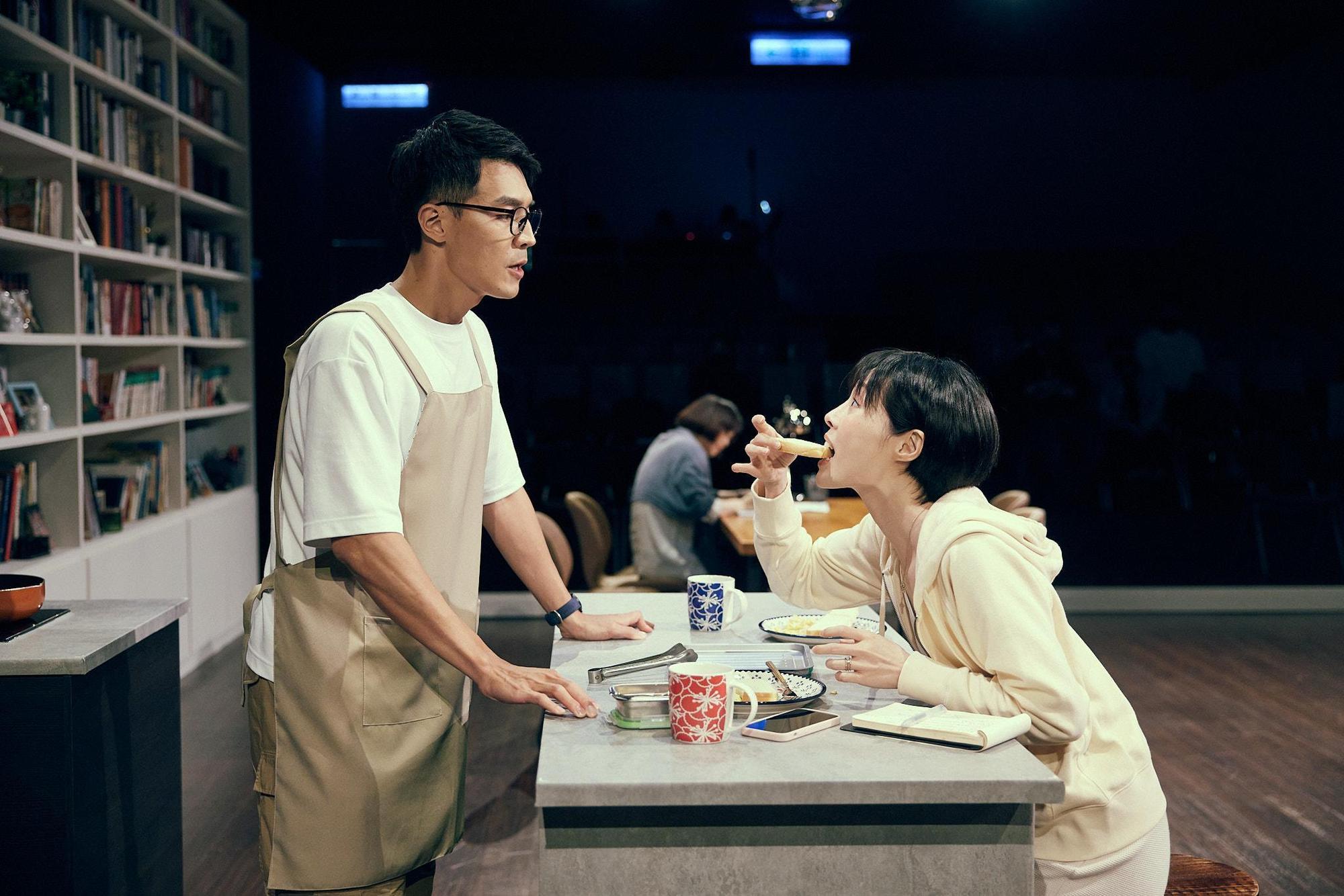 《咒》女主角蔡亘晏和黃俊傑在《婚內失戀》飾演夫妻。（巨宸製作）