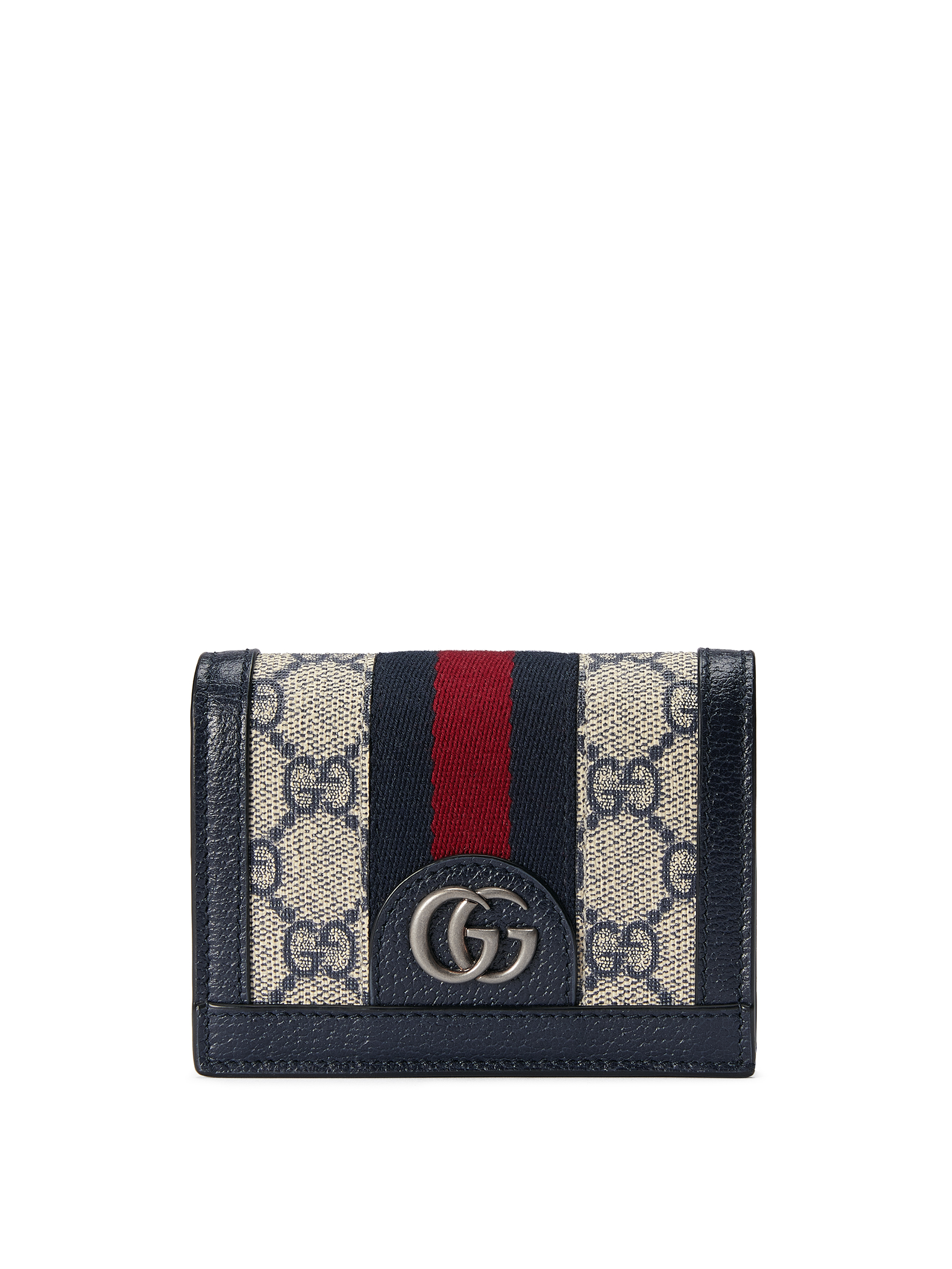 午夜藍短夾。NT$15,800（GUCCI提供）