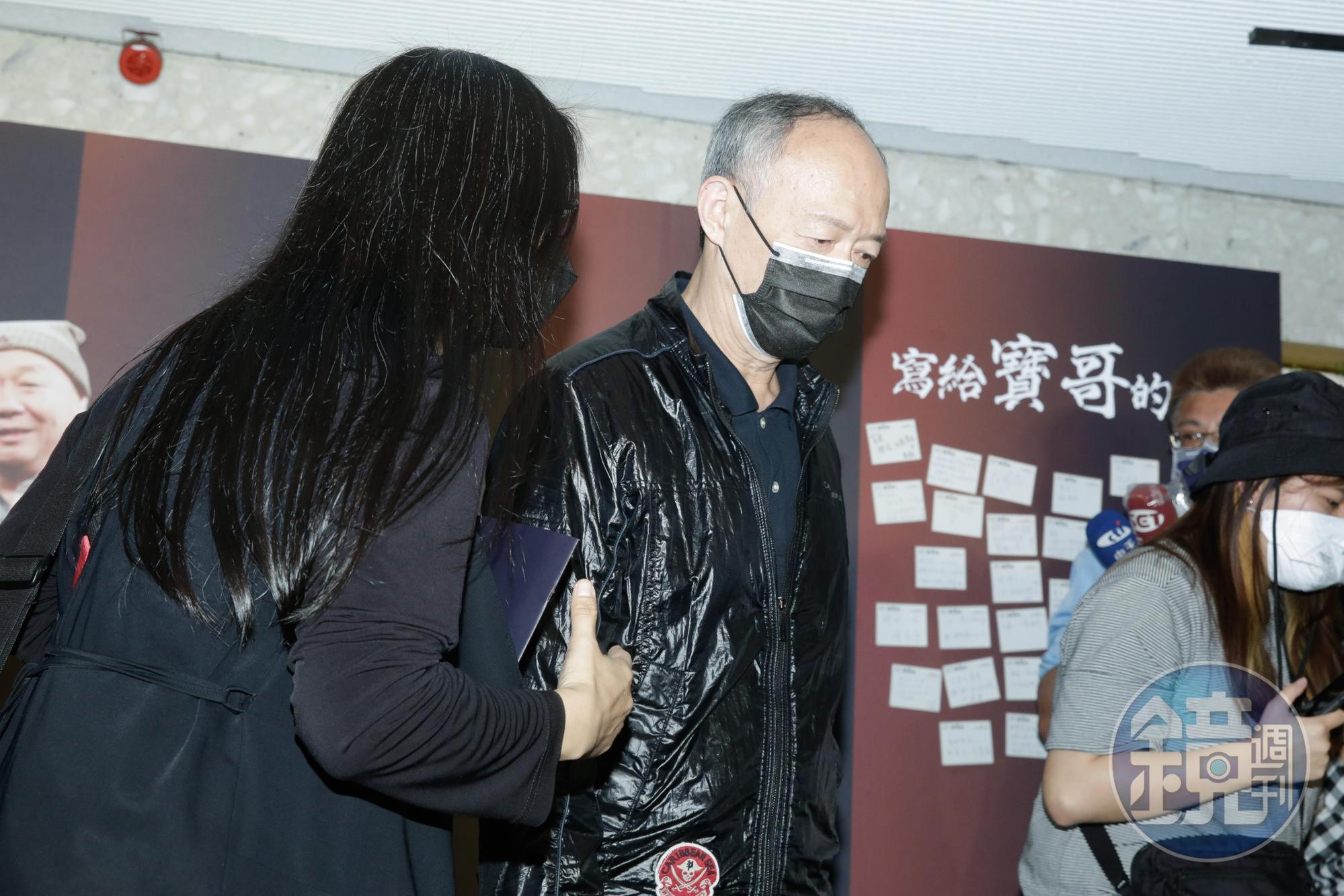 金士傑現身顧寶明追思會，以「武林高手」形容顧寶明，「他的離開對武林來說是很大的事情。」
