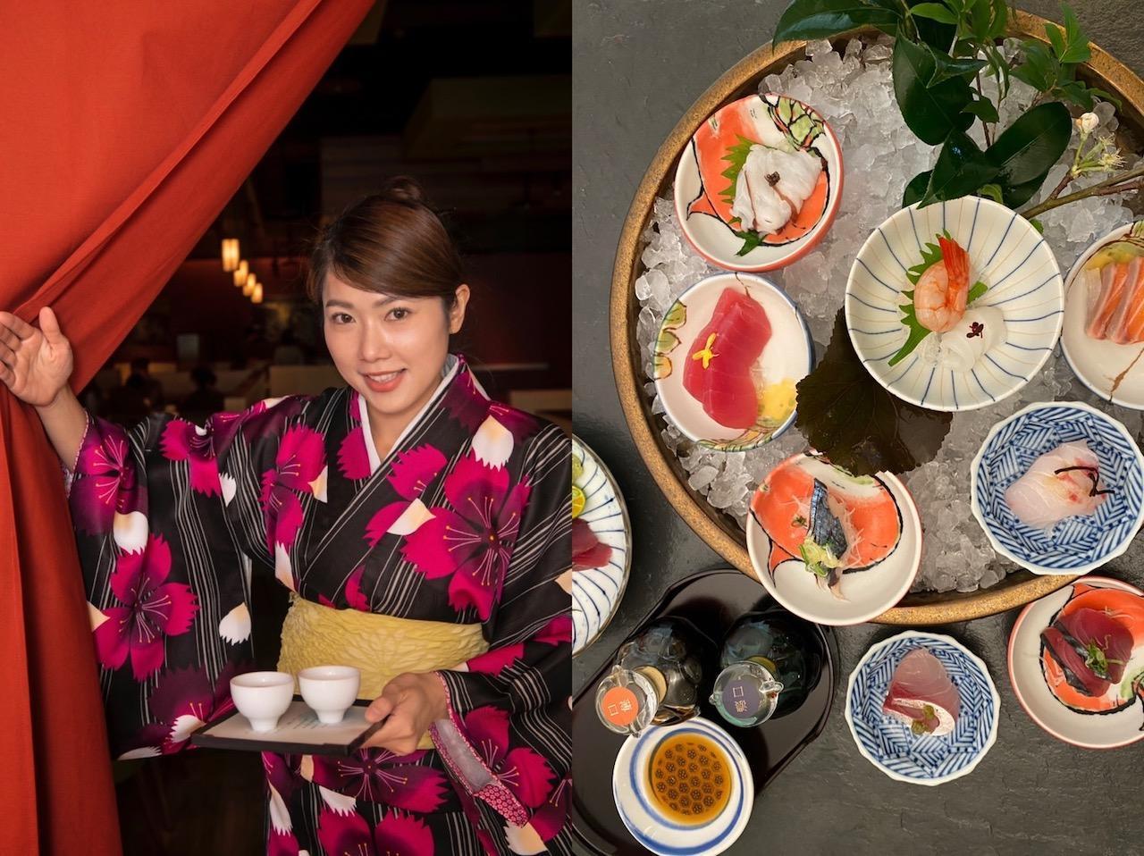 欣葉旗下日式自助餐廳「NAGOMI和食饗宴」,結合女將服務,領人如入日本。(NAGOMI和食饗宴提供)