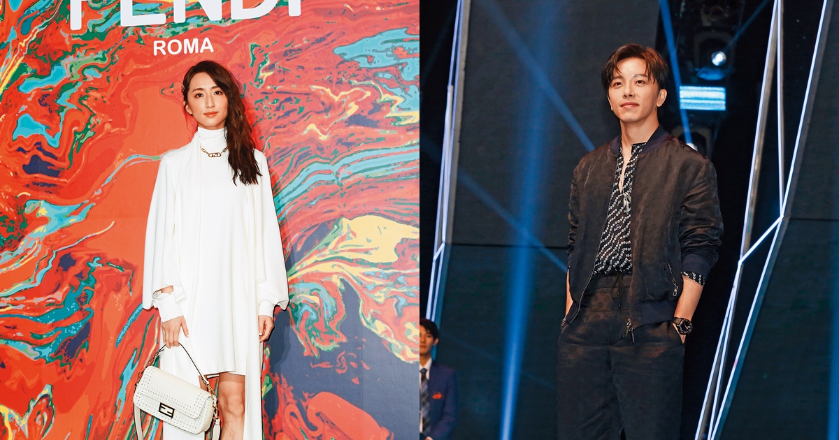 男團Energy出身的坤達（右）是男團選秀綜藝節目《原子少年Atom Boyz》的導師之一。柯佳嬿（左）氣質好，不少時尚品牌喜歡邀她站台。