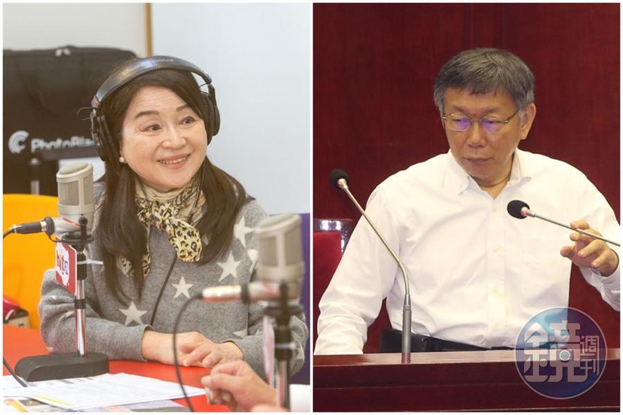 周玉蔻(左)爆出用特權到府PCR檢測,眾議員砲轟柯文哲(右)與北市衛生局。(本刊資料照)