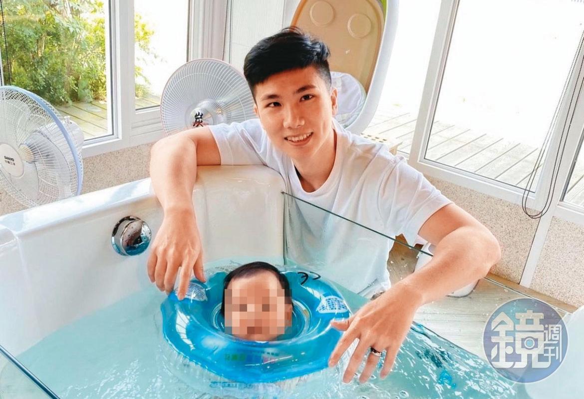 李立常拋棄不到1歲的孩子,與外遇對象共築愛巢。(讀者提供)