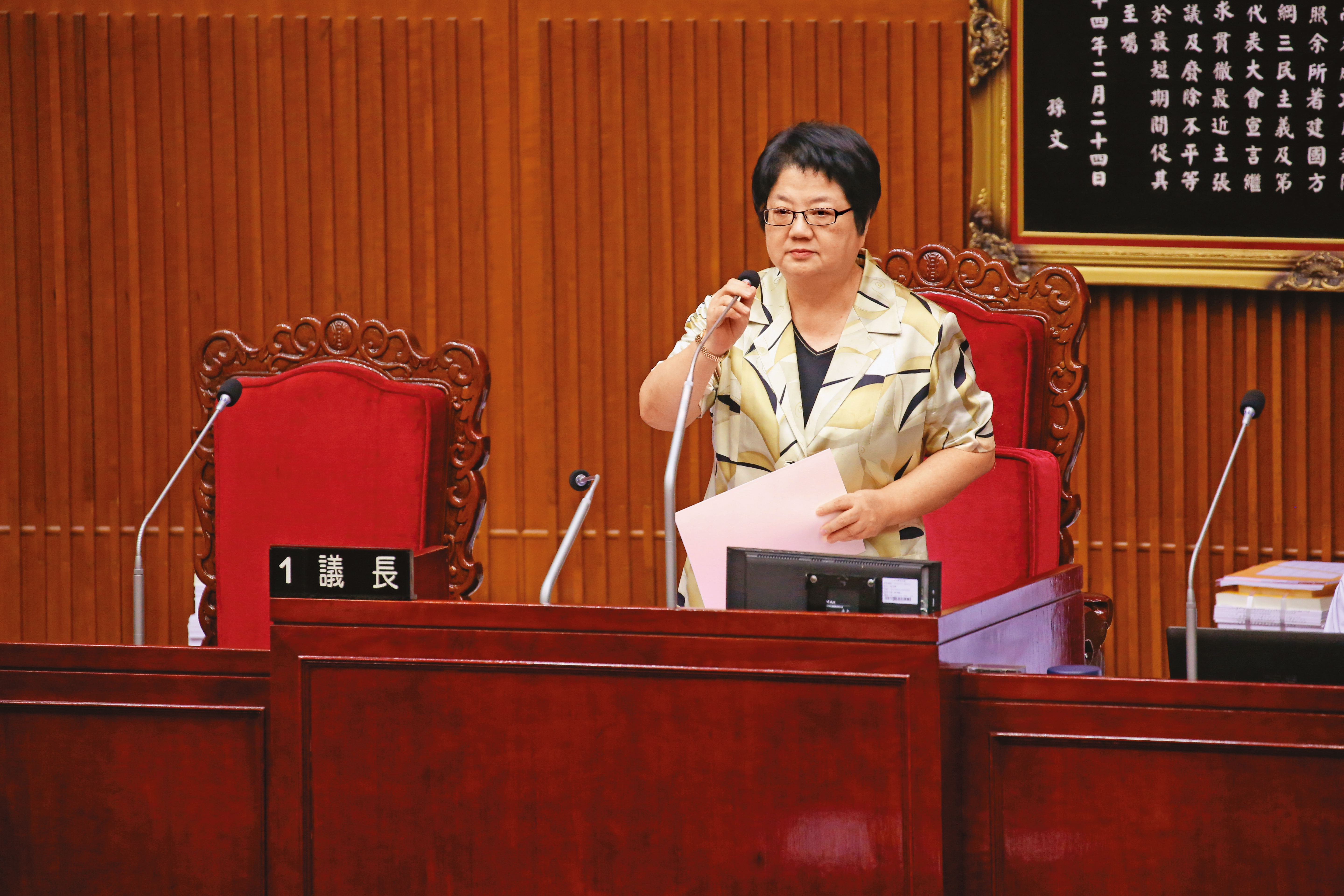 熟悉北市選戰的前議長吳碧珠（圖），日前被蔣陣營邀請擔任操盤手，但吳並未允諾。
