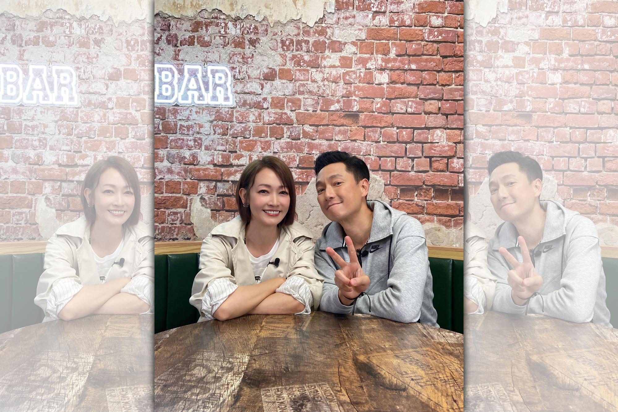 潘慧如邀認識20多年的謝祖武上頻道節目《飲joy BAR》。（球狀星團提供）
