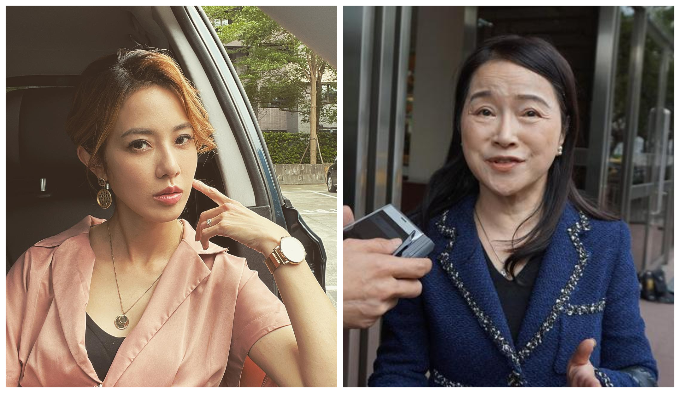 黃瑄（左圖）痛批周玉蔻（右圖）耍特權。（翻攝黃瑄臉書／本刊資料照）