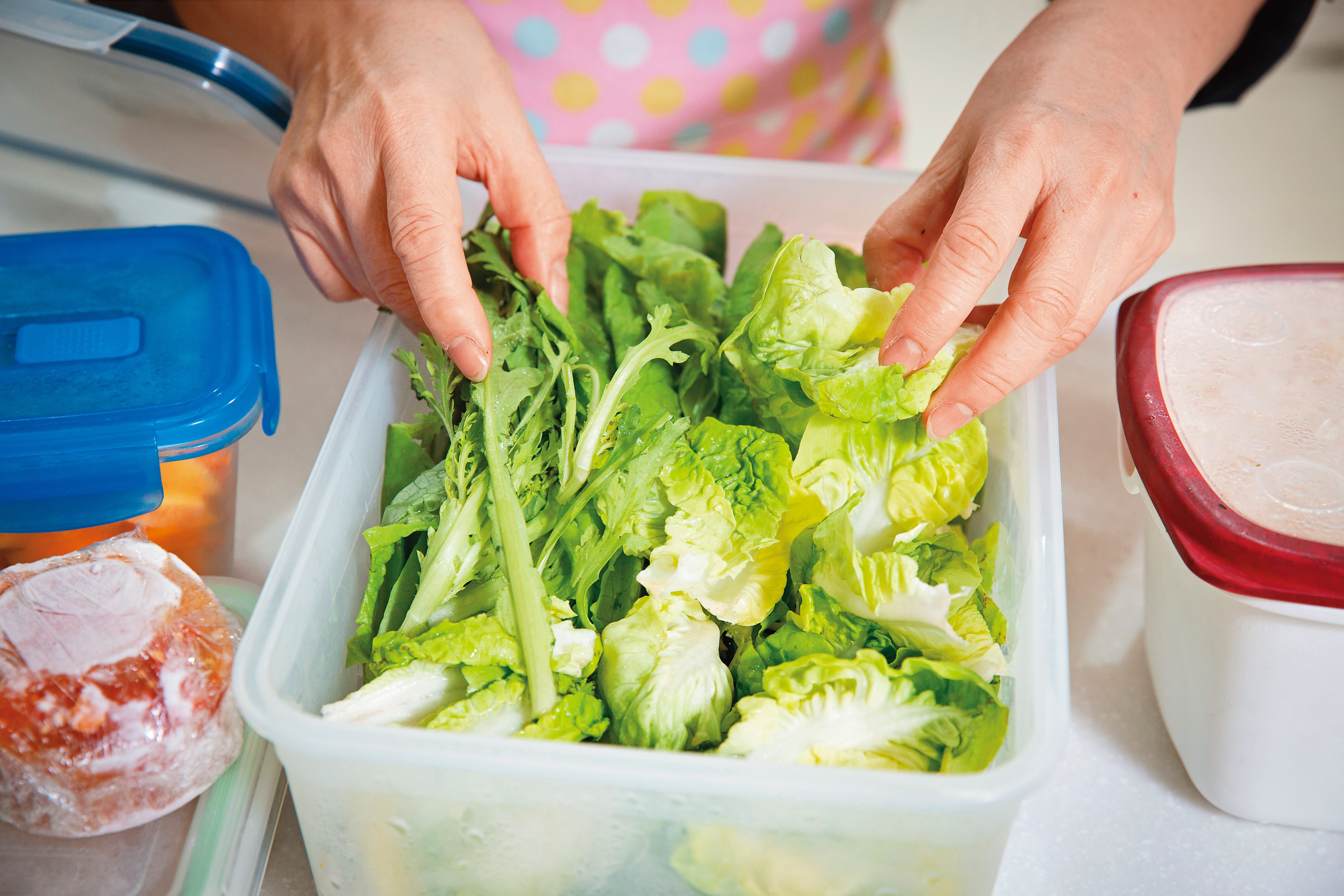 楊賢英靠著聰明處理食材、大量採買，每個月家中伙食費只花6,000、7,000元。