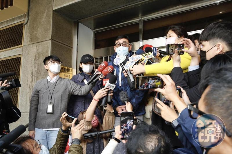 宋少卿去年12月底再度酒駕肇事,被依公共危險罪起訴後,今被判5月徒刑、罰金5萬元。(攝影蕭志傑)
