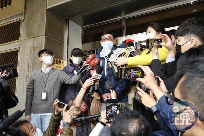 宋少卿去年12月底再度酒駕肇事，被依公共危險罪起訴後，今被判5月徒刑、罰金5萬元。（攝影蕭志傑）