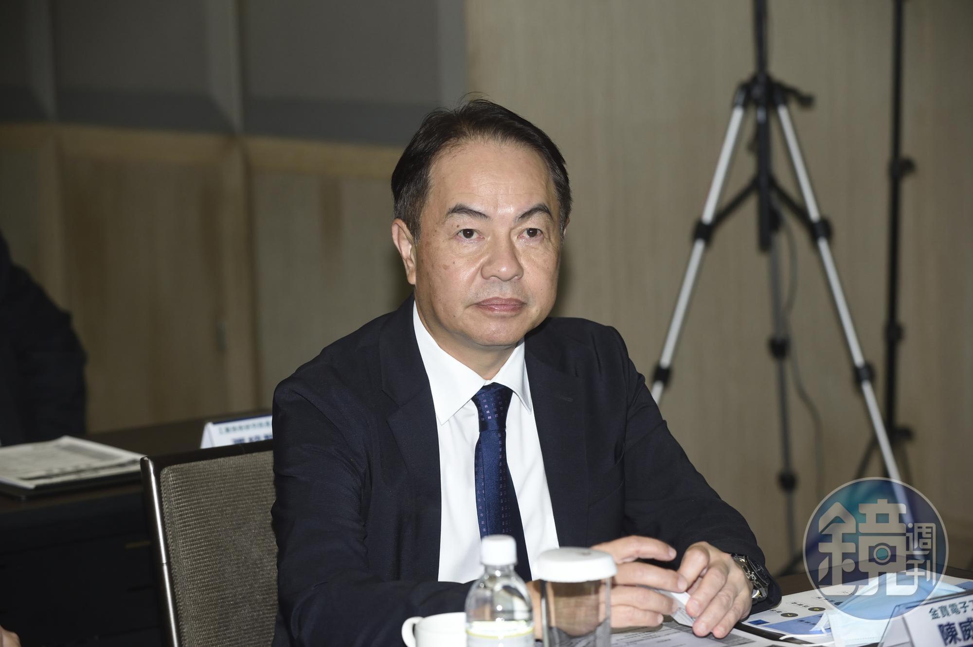 金寶電子總經理陳威昌表示,前總經理軾榮的父親沈坤照所刊登的指控不實,並做出7點回應。(本刊資料照)