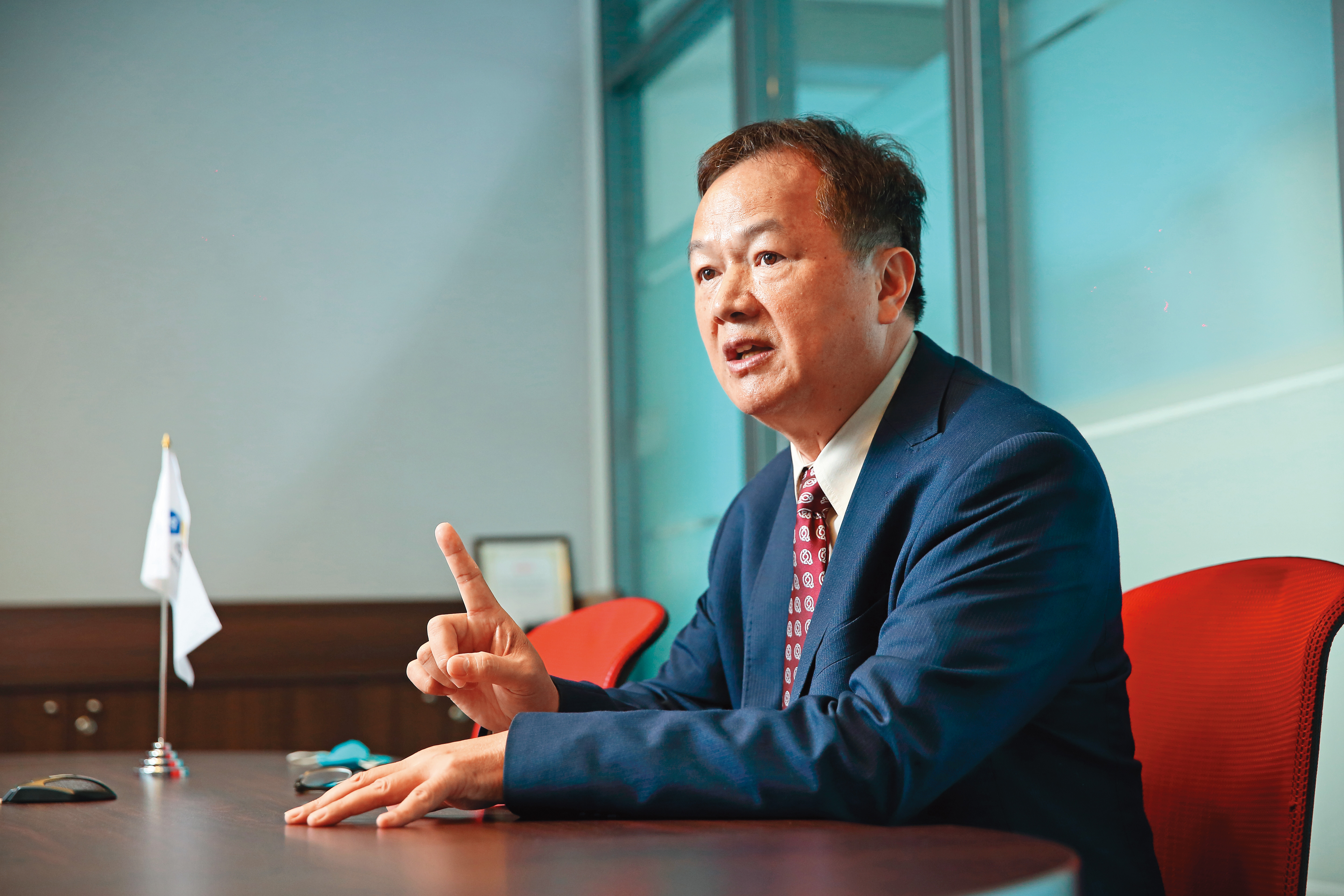 行動基因是台廠少數自建文庫、試劑開發與判讀團隊的檢測業者，所以獲得聯電創投青睞入股。（行動基因執行長陳華鍵）