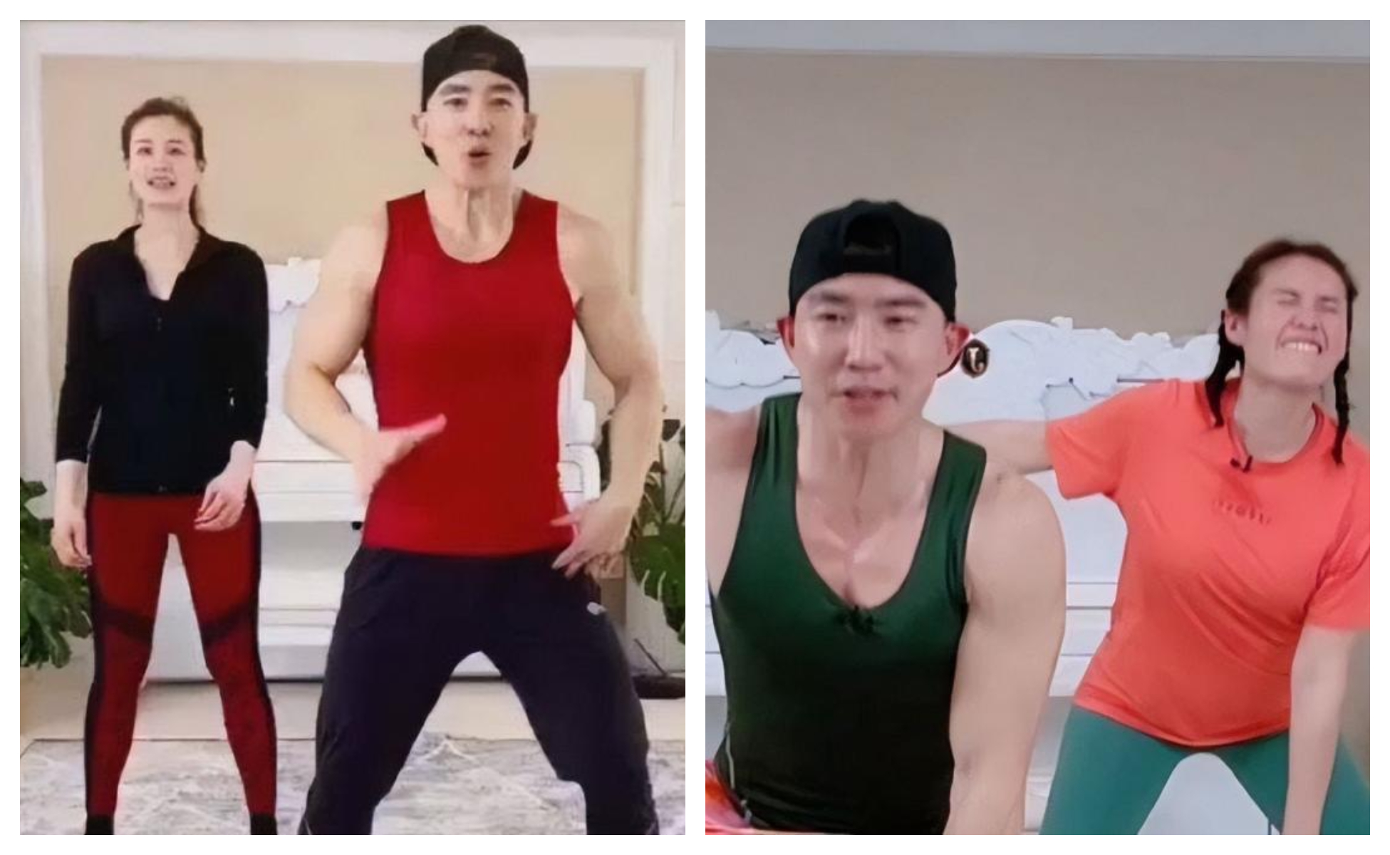劉畊宏在抖音帶健身操,風靡全中國。(翻攝劉畊宏抖音影片)