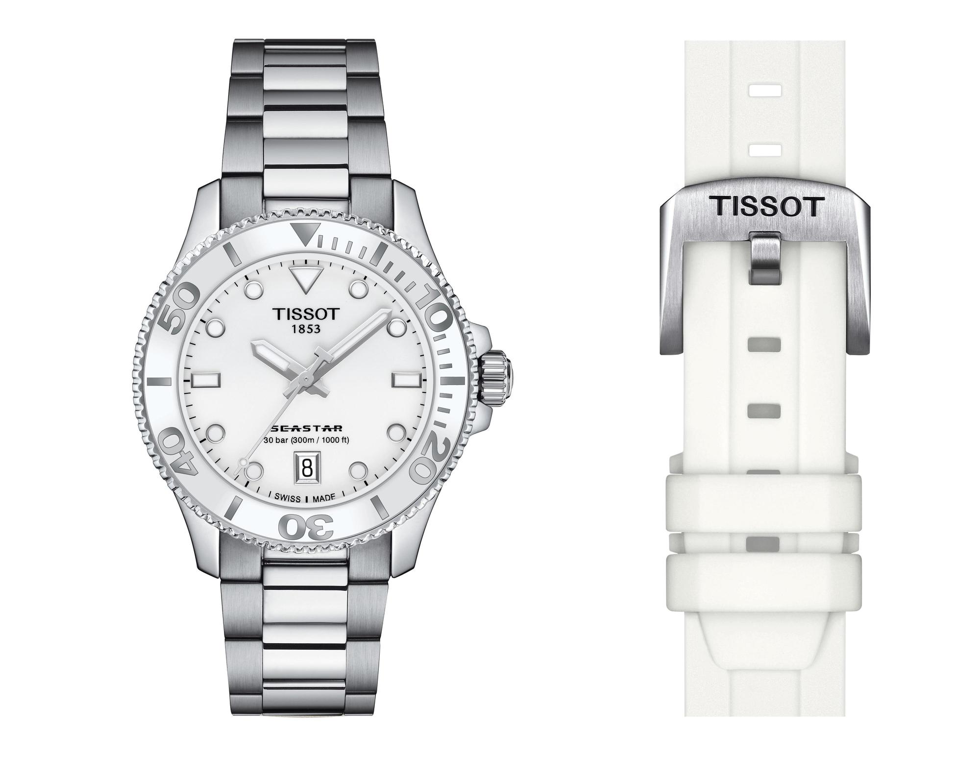 TISSOT Seastar 1000石英腕錶 建議售價13,400元