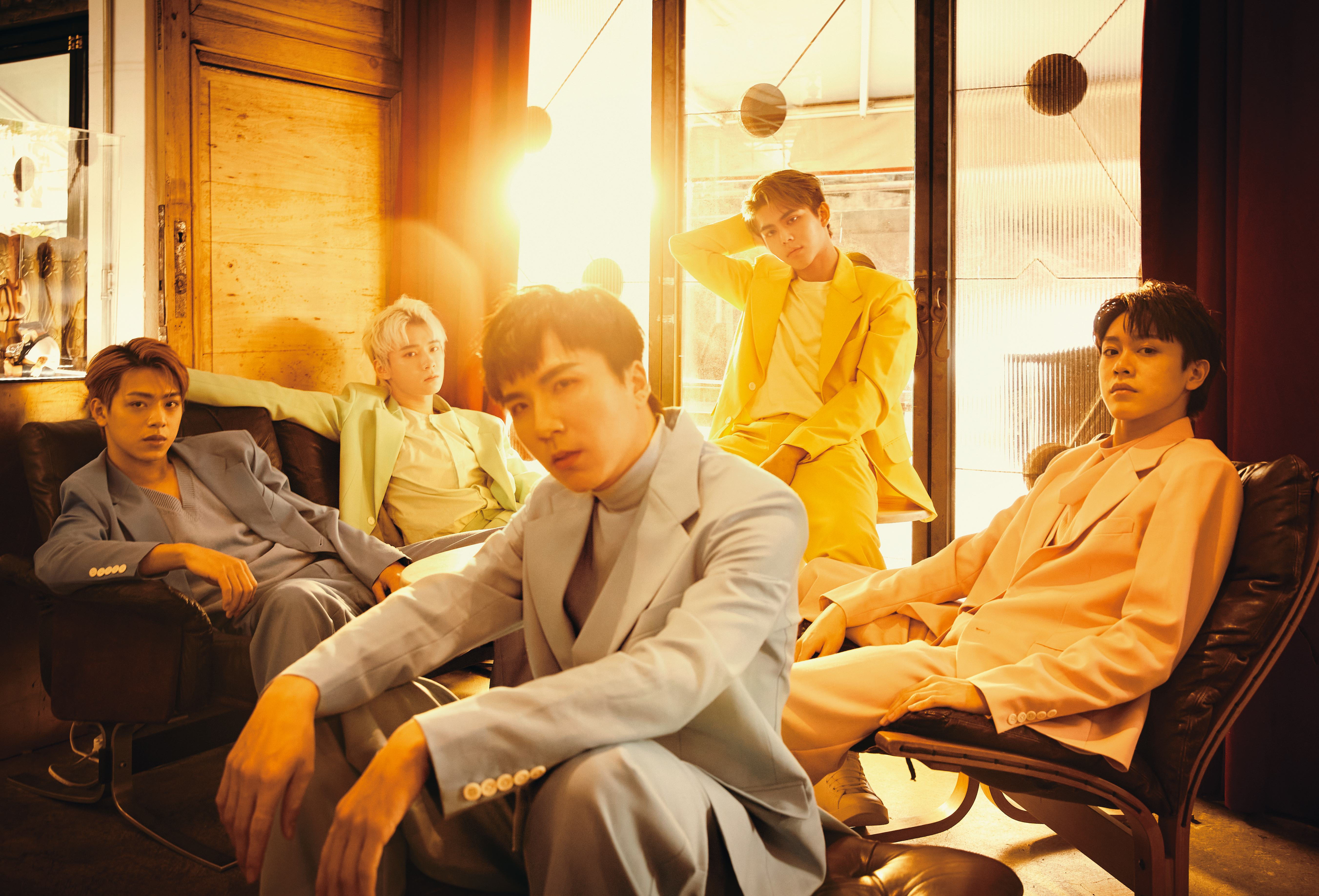 ALL IN 5由林裕城（左起）、董哲瑋、吳承恩、許傑銘、陳柏安5人組成，成員平均年齡僅22歲。