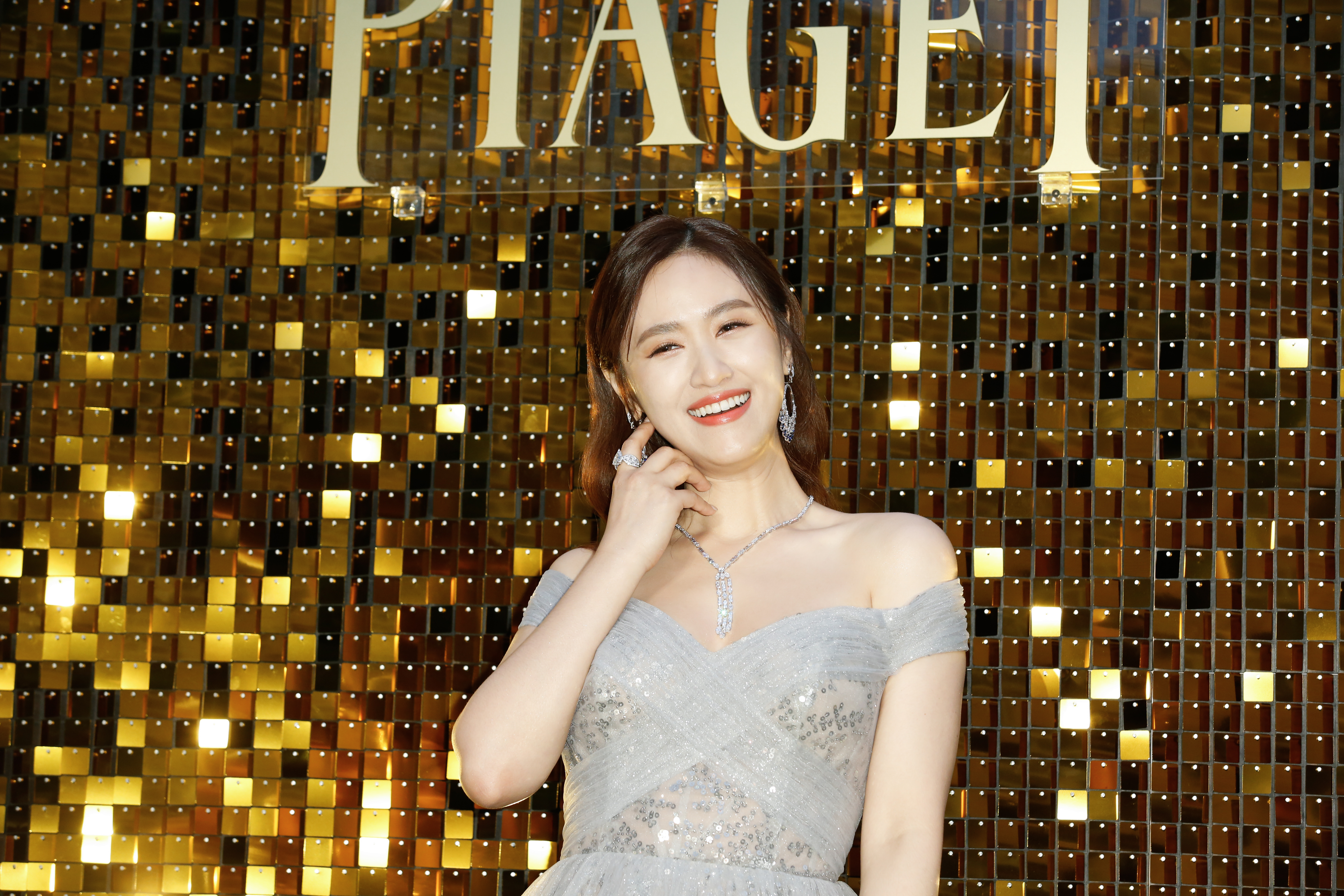 吳姍儒美美地現身伯爵高級珠寶暨腕錶展。