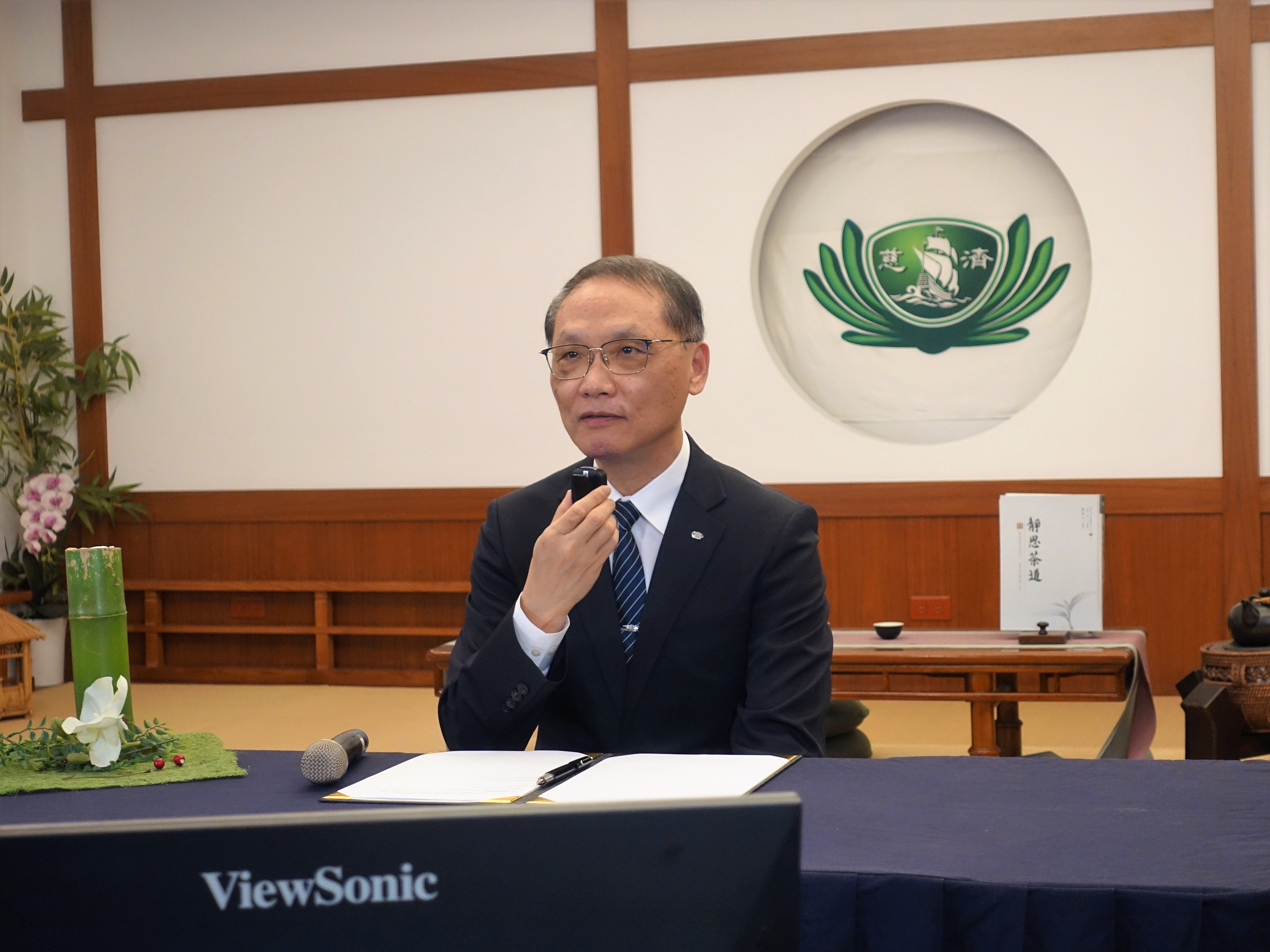 慈濟基金會執行長顏博文。(慈濟金會提供)