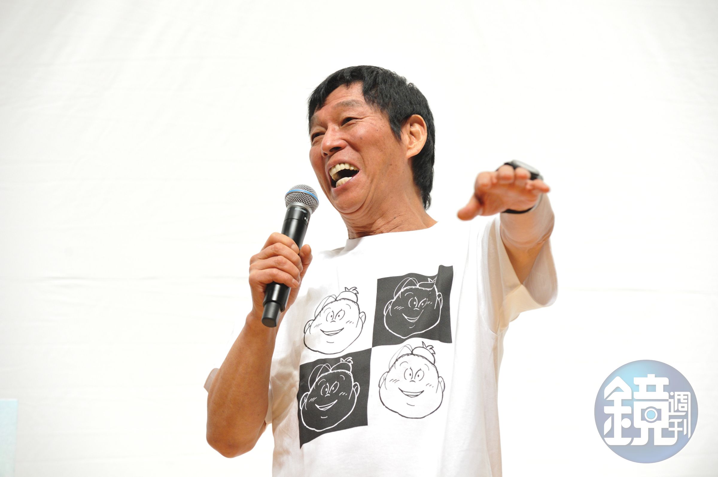 日本國民主持人明石家秋刀魚多年前被小說《漁港的肉子》吸引， 親自與作者洽談版權並擔任電影監製。（傳影互動提供）