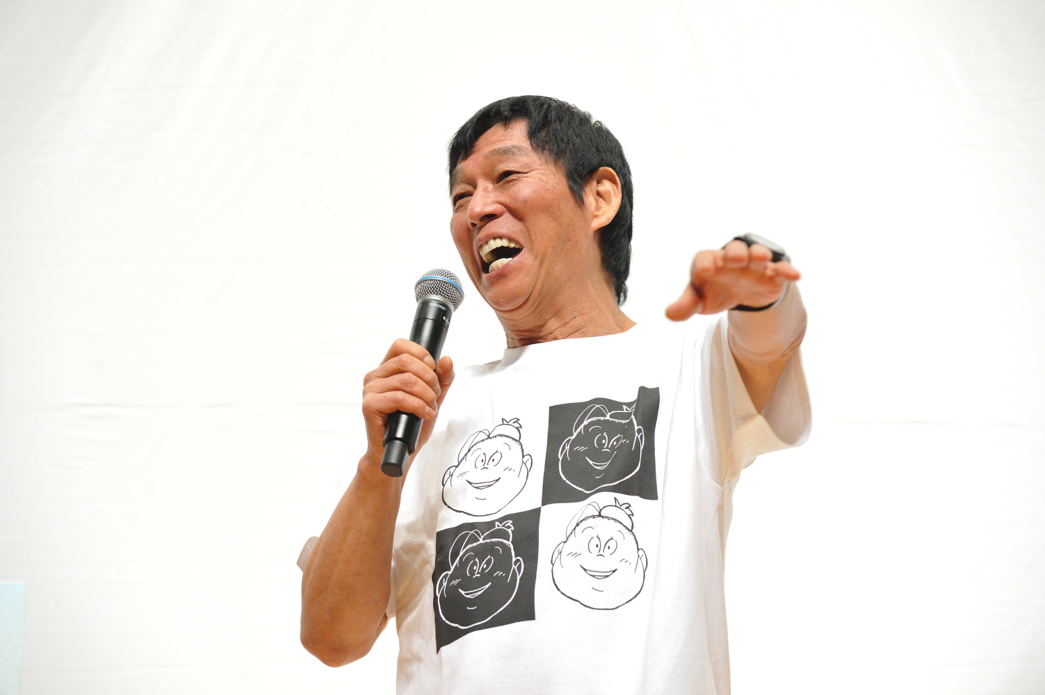 日本國民主持人明石家秋刀魚多年前被小說《漁港的肉子》吸引， 親自與作者洽談版權並擔任電影監製。（傳影互動提供）