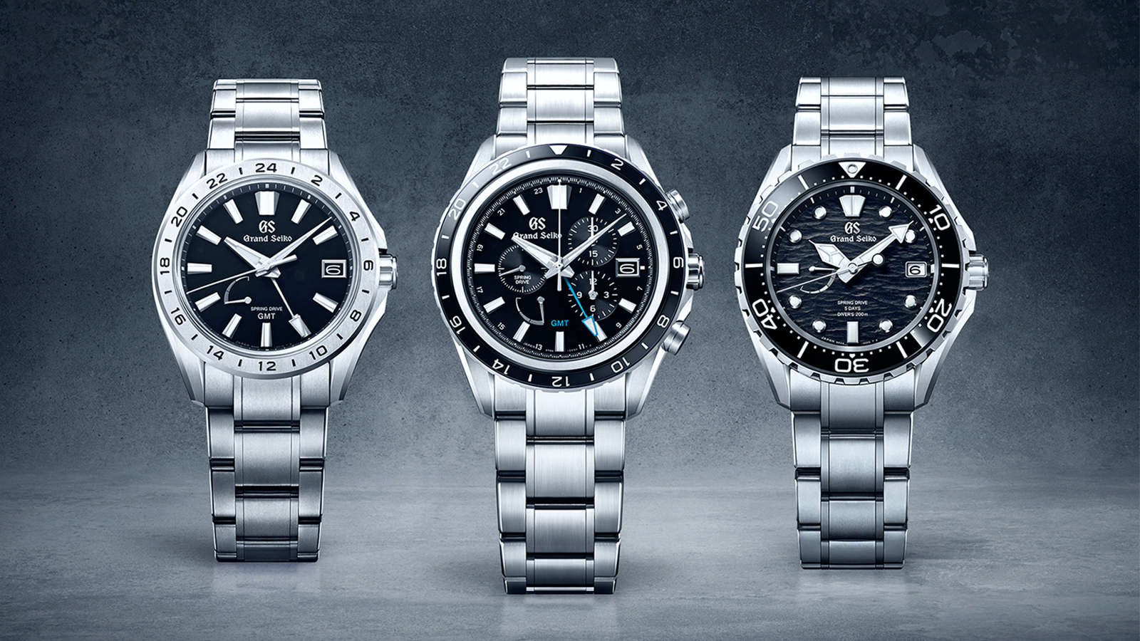 Evolution 9 Collection是Grand Seiko全力扶植的系列,今年發表了一波五款搭載Spring Drive機芯的運動錶,包括兩款GMT、兩枚GMT計時,以及一支200米潛水錶,除了講求更舒適穩定的佩戴體驗,為了進一步提升易讀性調整了指針設計,錶圈上的數字也是為了系列全新設計的搭配字體。