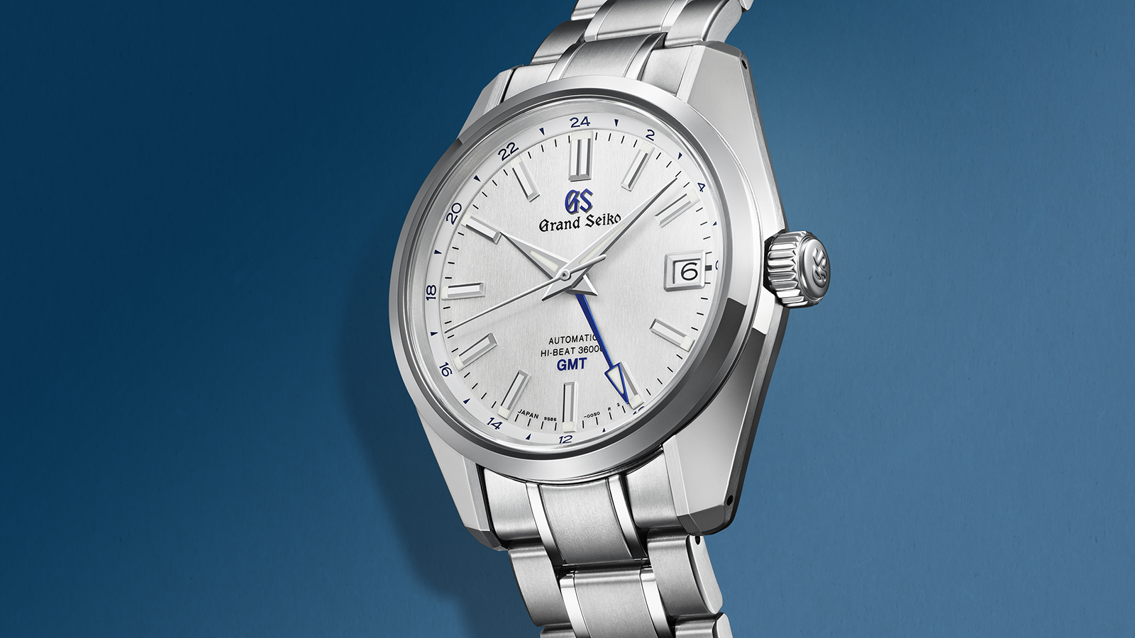 Grand Seiko「44GS」55周年高振頻GMT限定錶款SBGJ255,參考售價NT$ 245,000。