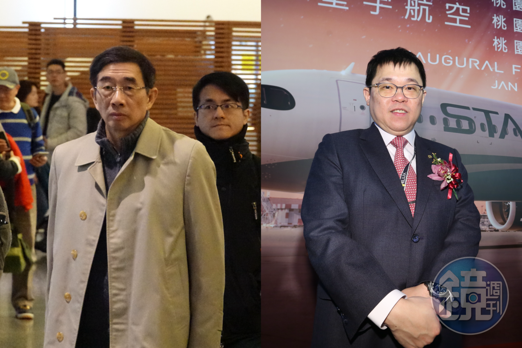 長榮張家兄弟再度躍上新聞版面,此次不是再有新的鬥爭戲碼,而是兄弟們攜手空降台灣富豪榜第十一名。左為大哥張國華,右為老四張國煒。(本刊資料照)