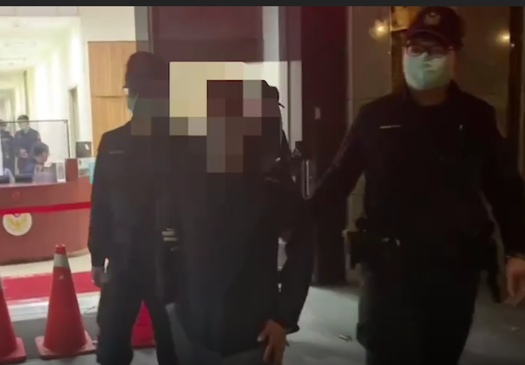 警方將涉嫌偷拍的蕭姓男子移送法辦。（大安分局提供）