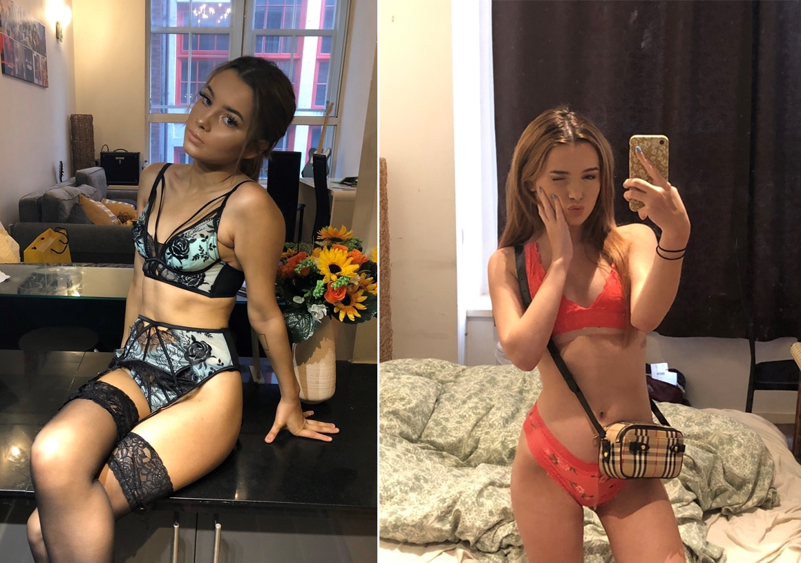 18歲英國正妹靠清涼照賺錢獲得媽媽支持，如今月收92萬元。（翻攝Brittany Olivia推特）