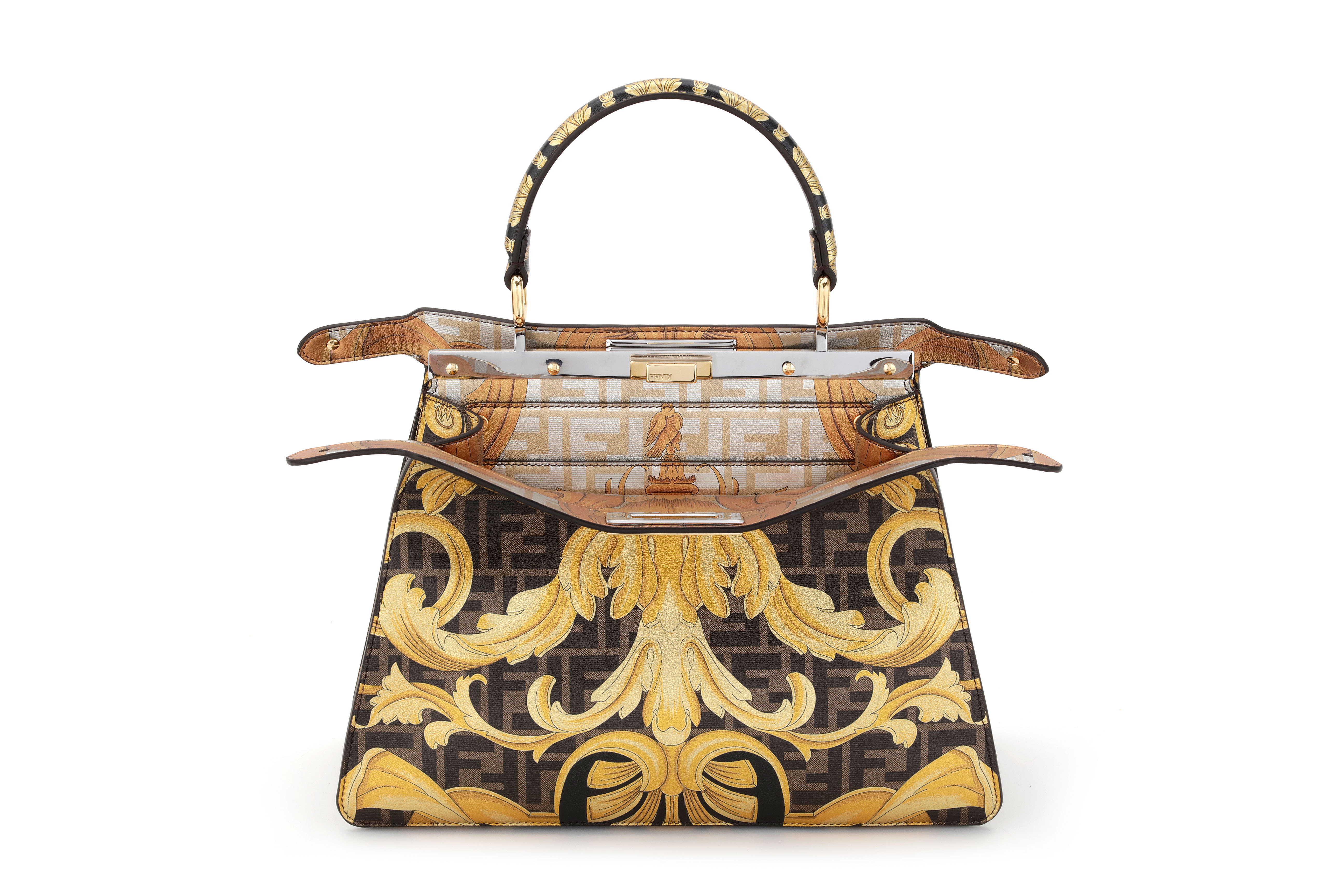 FENDI FENDACE膠囊系列Peekaboo ISeeU Medium。NT$220,000（FENDI提供）