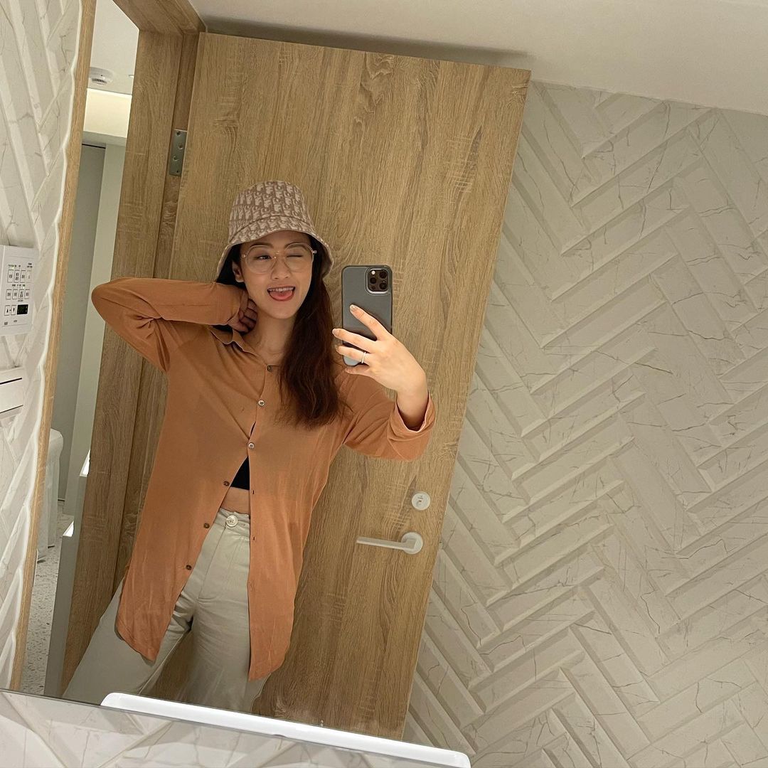 吳姍儒剛完成終身大事,一露肚皮變收到很多「恭喜」訊息。(翻攝自吳姍儒IG)